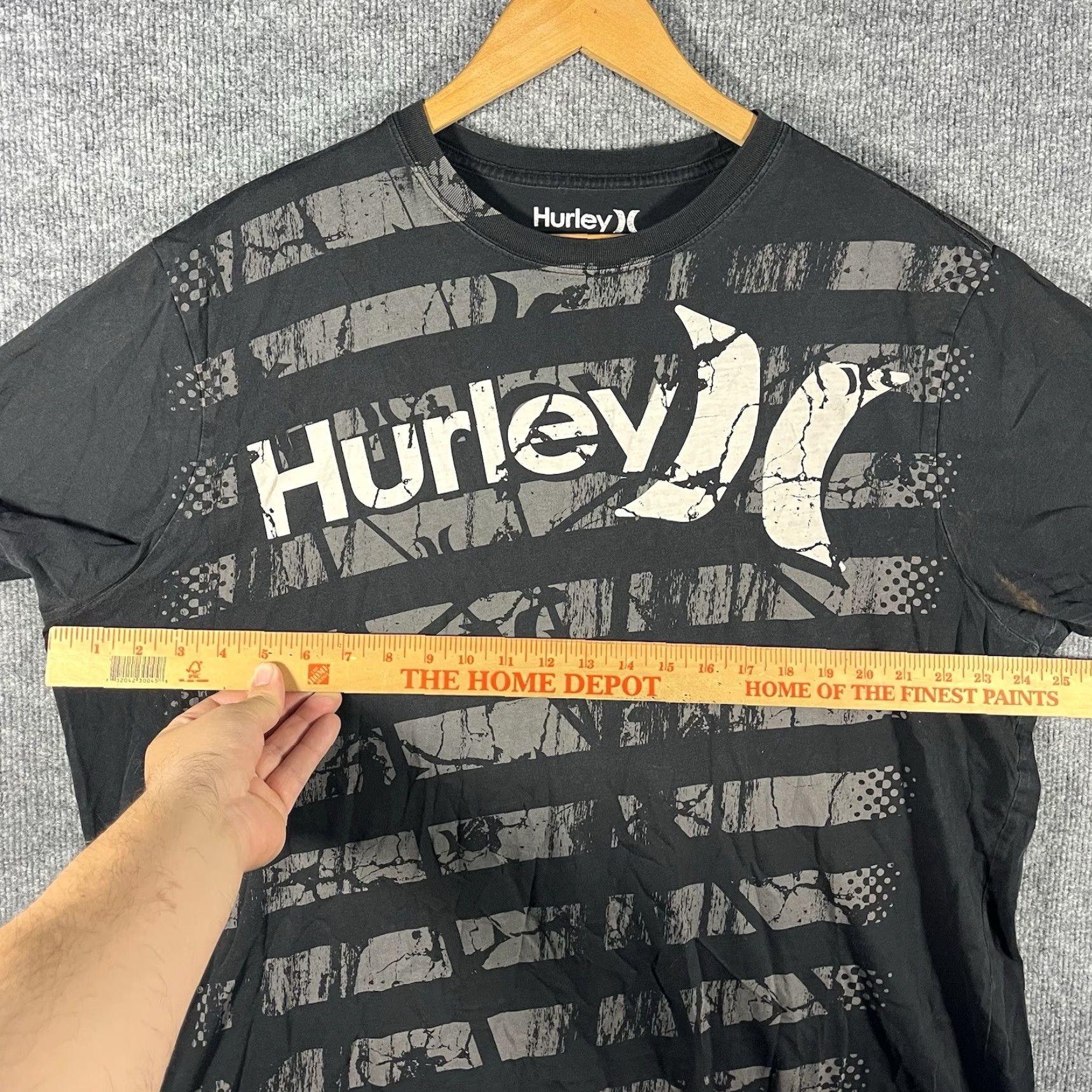 Hurley Hurley T Shirt 2XL Vintage Y2k Black Grunge Skate Goth Cyber Surf Emo Size US XXL / EU 58 / 5 - 4 Thumbnail