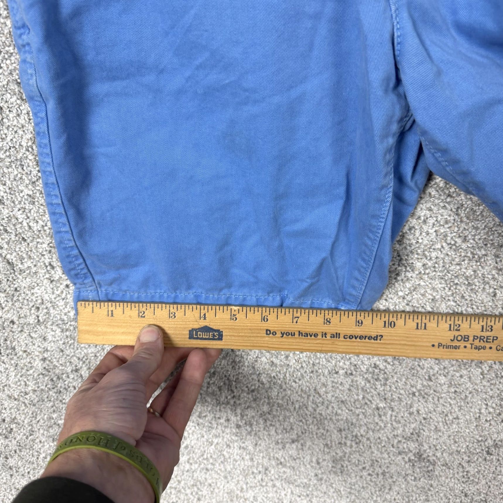 American Eagle Outfitters American Eagle Outfitters Chino Shorts Mens 28 Blue Summer Cotton Beach Preppy 8in Inseam Flat Front Pockets Logo 100% Cotton Size US 28 / EU 44 - 4 Thumbnail