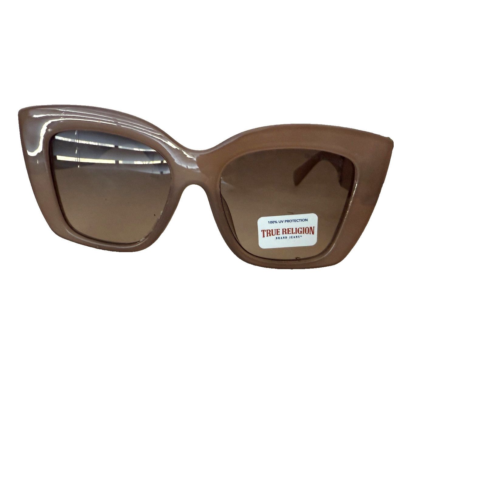 True Religion True Religion Sunglasses Womens Brown Oversized Cat Eye NWT Size ONE SIZE - 2 Thumbnail