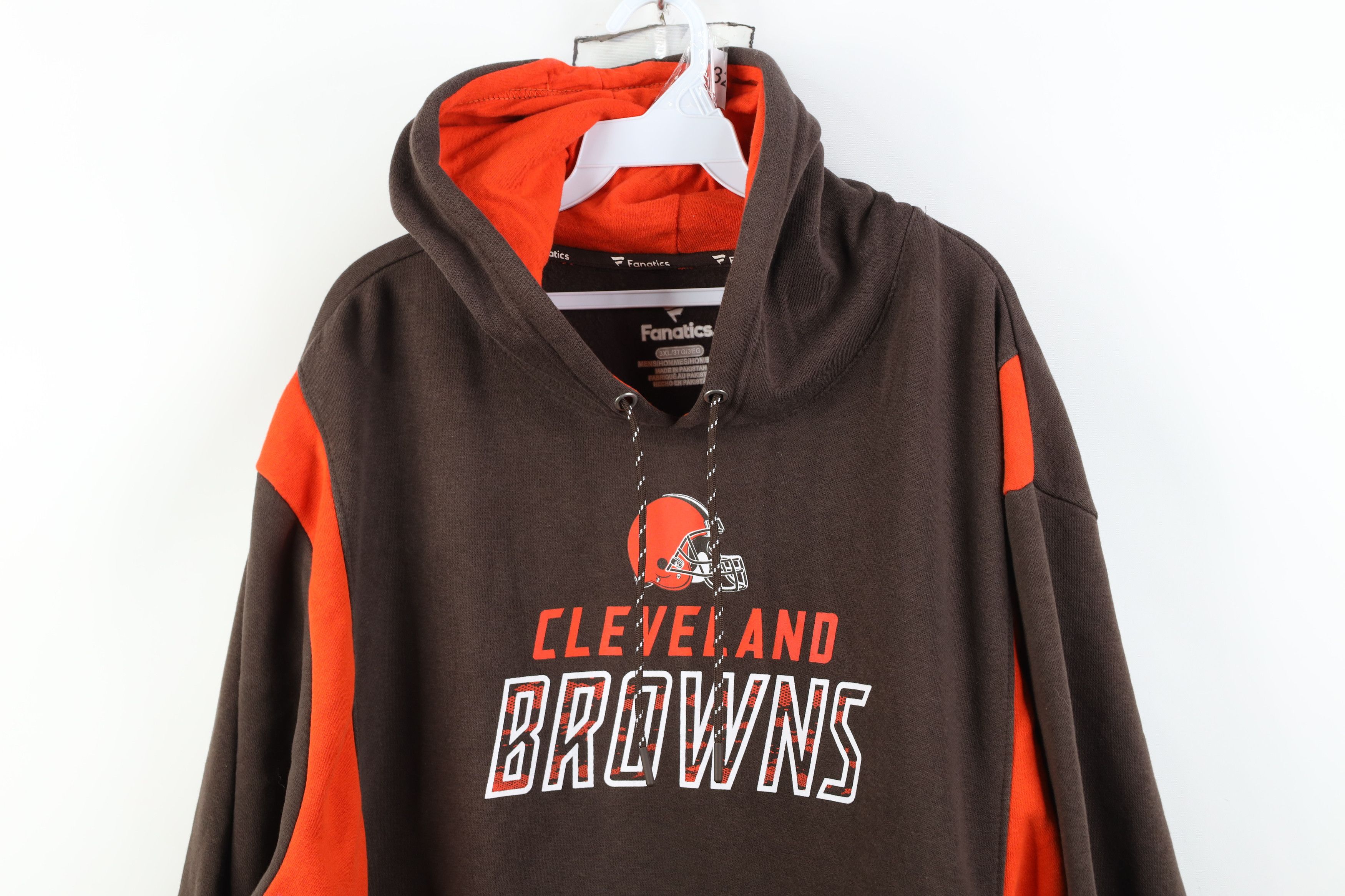 Vintage Fanatics Spell Cleveland Browns Football Hoodie Sweatshirt Size US XXL / EU 58 / 5 - 2 Thumbnail