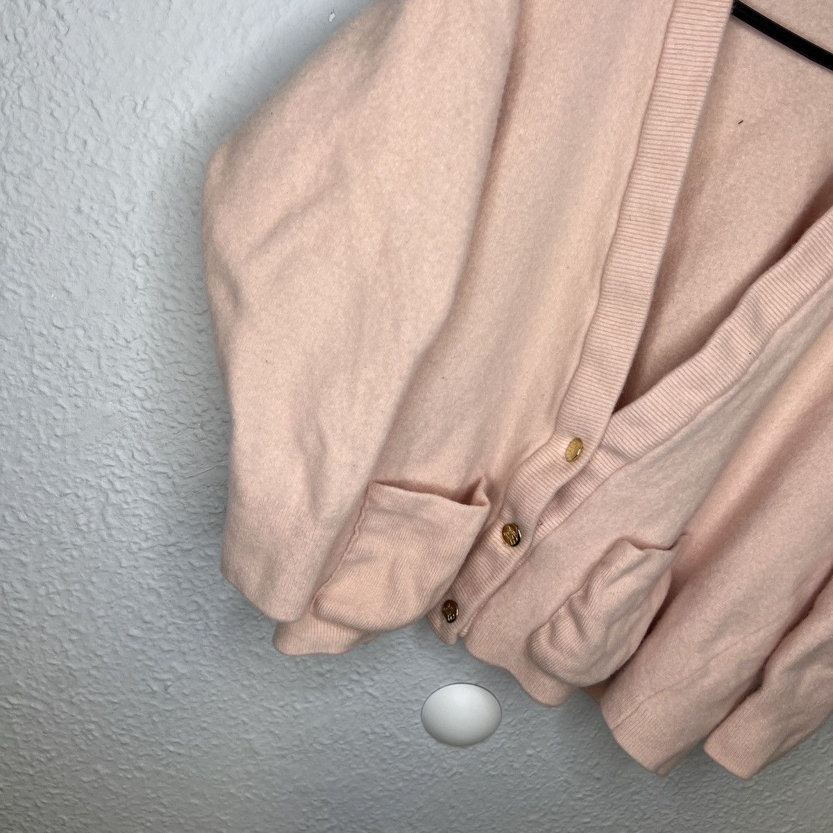 Burberry Burberry Vintage Cardigan Jumper Sweater Pink Wool Retro Y2K Size S / US 4 / IT 40 - 2 Thumbnail