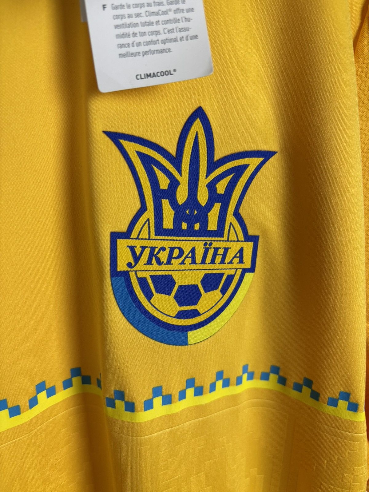 Adidas NWT Adidas Ukraine 2012 Home Kit Soccer Football Jersey XXL Size US XXL / EU 58 / 5 - 3 Thumbnail