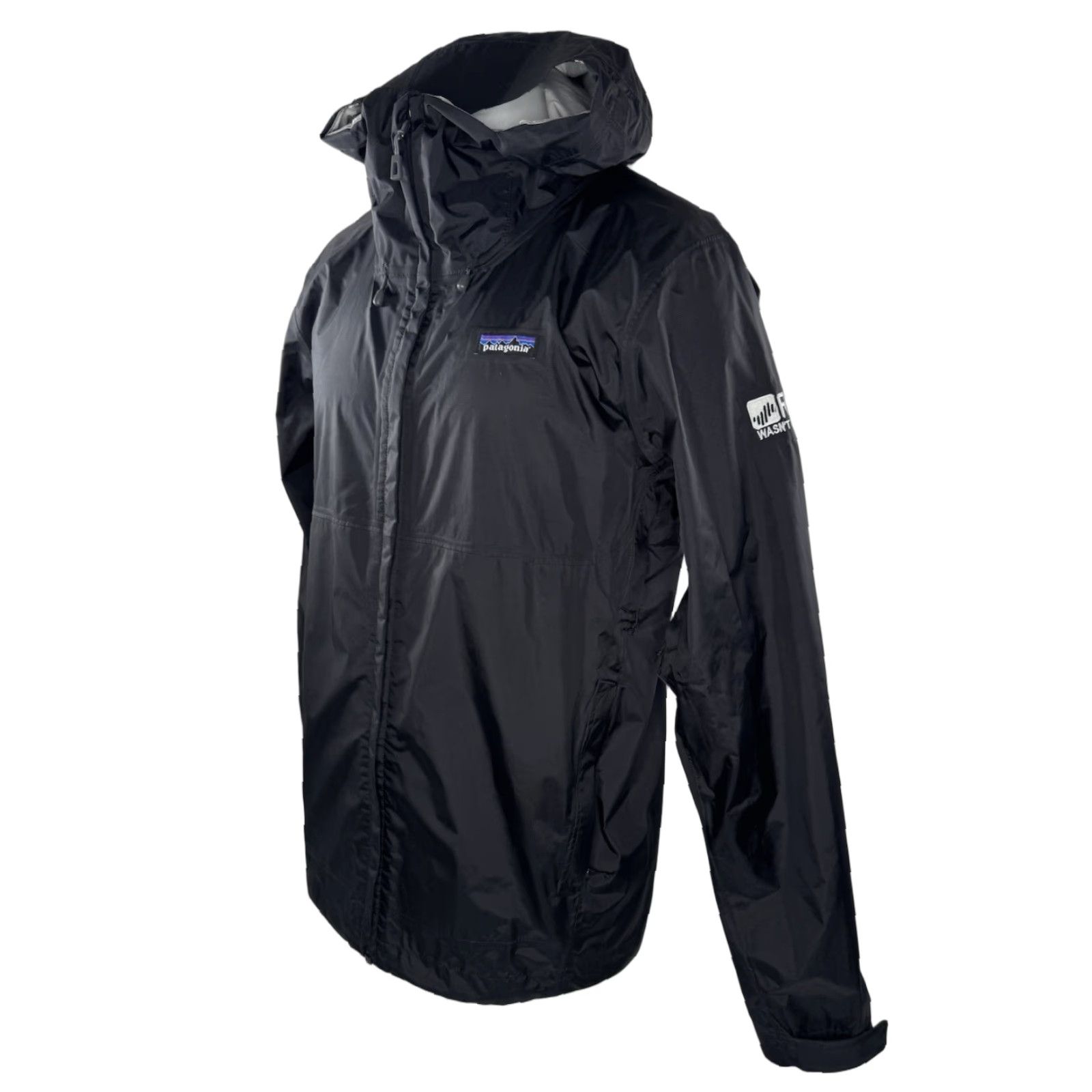 Patagonia Patagonia Windbreaker Hooded Jacket Md Black Men Regular Nylon N/A Size US M / EU 48-50 / 2 - 1 Thumbnail