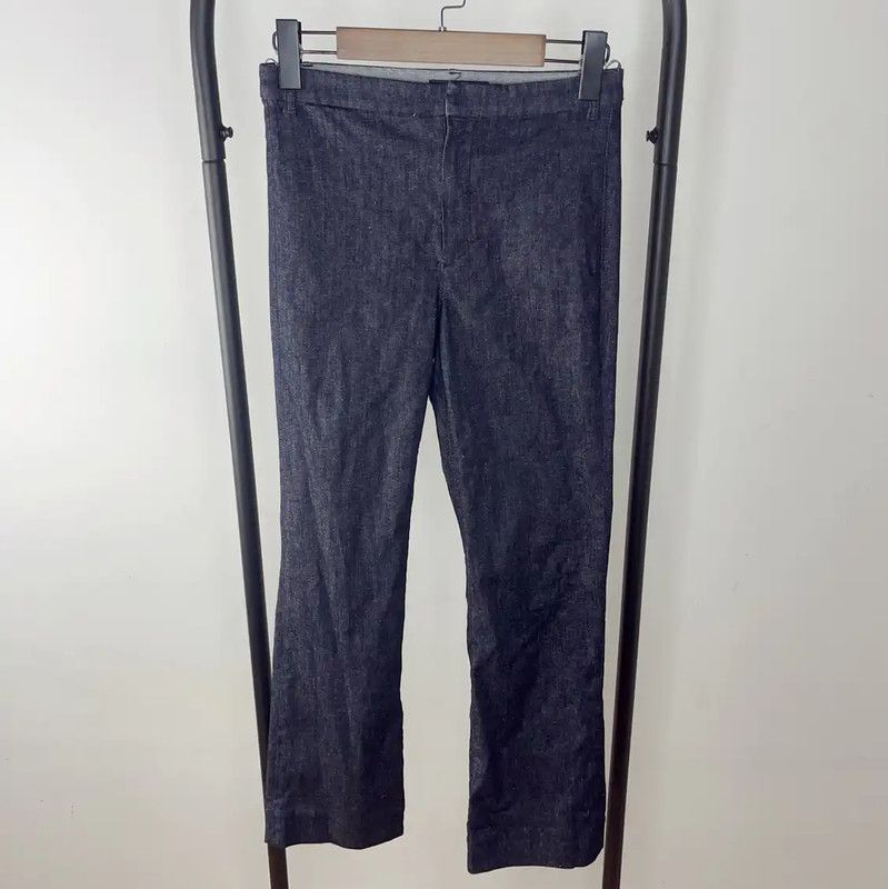 Max Mara MaxMara Dark Blue Denim Casual Trousers 0089 Size 24" / US 00 / IT 34 - 1 Thumbnail