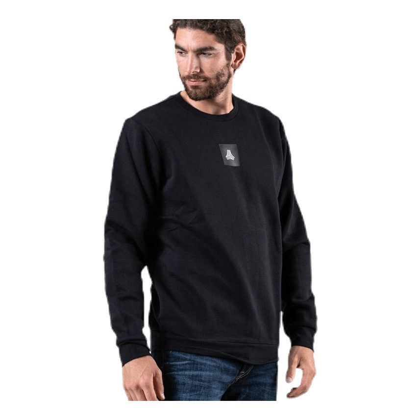 Adidas × Designer × Vintage Adidas Tango Sweat Crew Black Sweatshirt Size US L / EU 52-54 / 3 - 8 Thumbnail