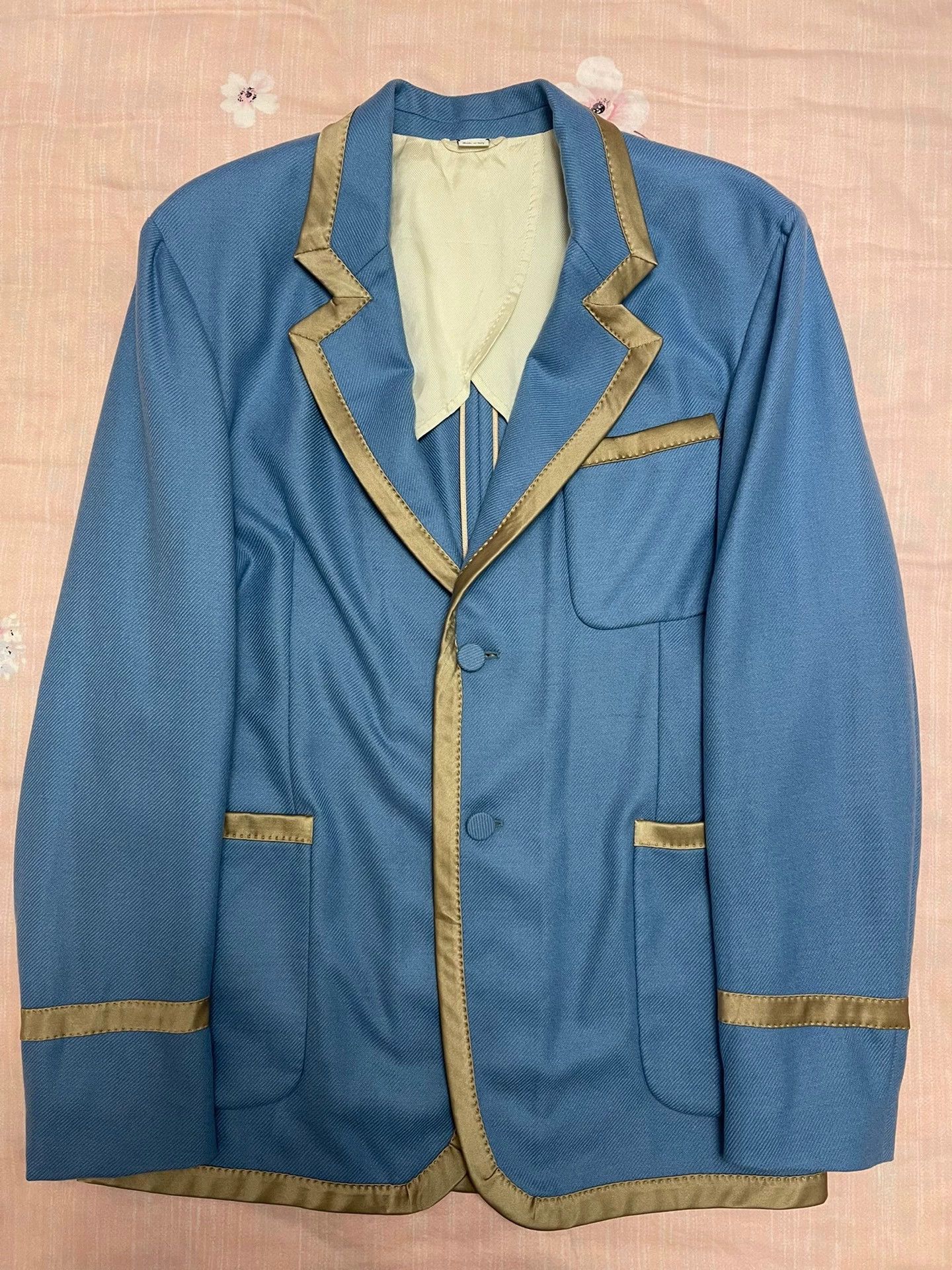 Gucci Gucci Runway Oversized Cashmere Blazer WT 50 Lagoon Size 50R - 1 Thumbnail
