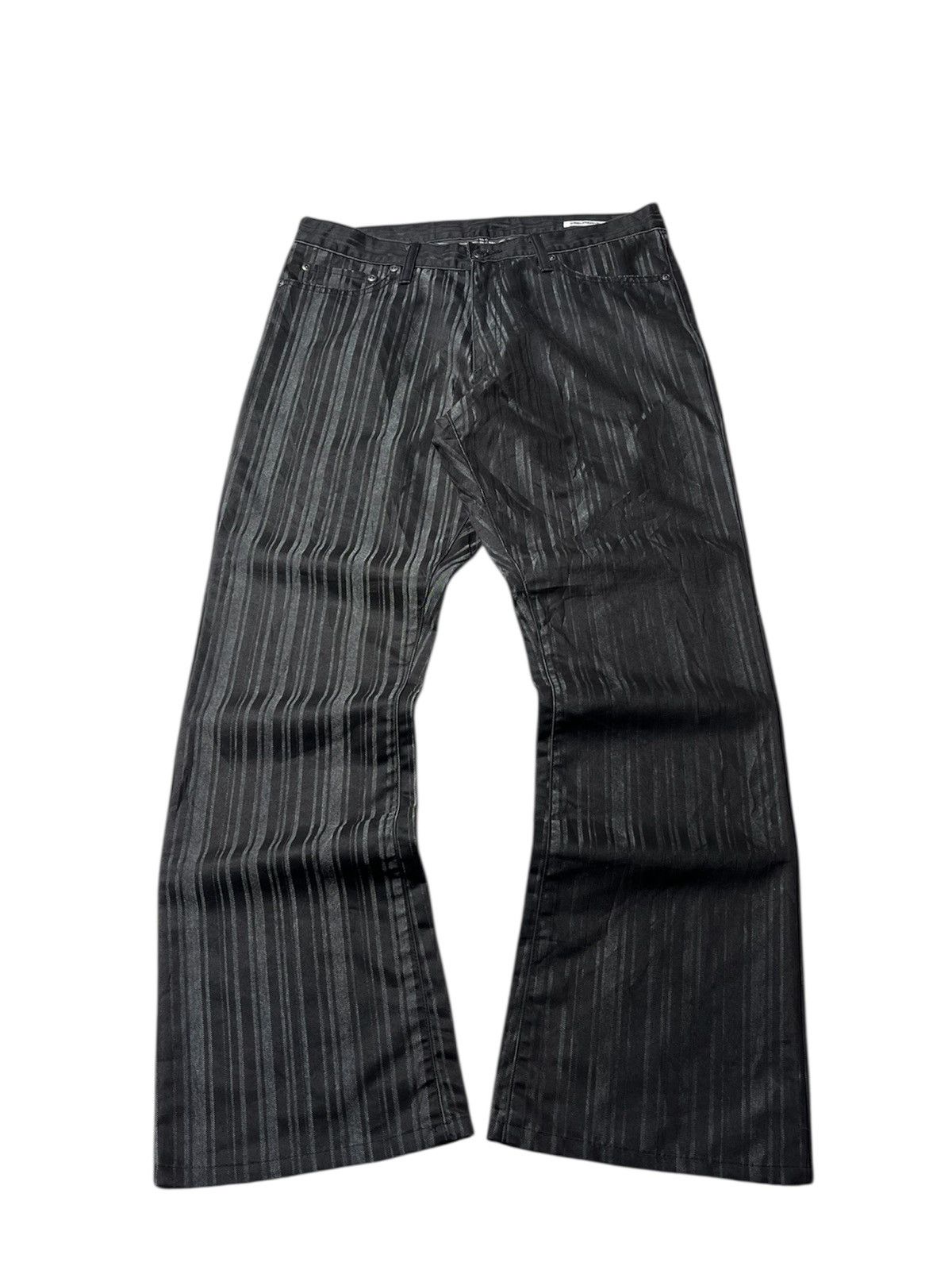 パンツ semantic design python coated pants Japanese Brand Semantic Design Python Full Patterns Low Rise Pant