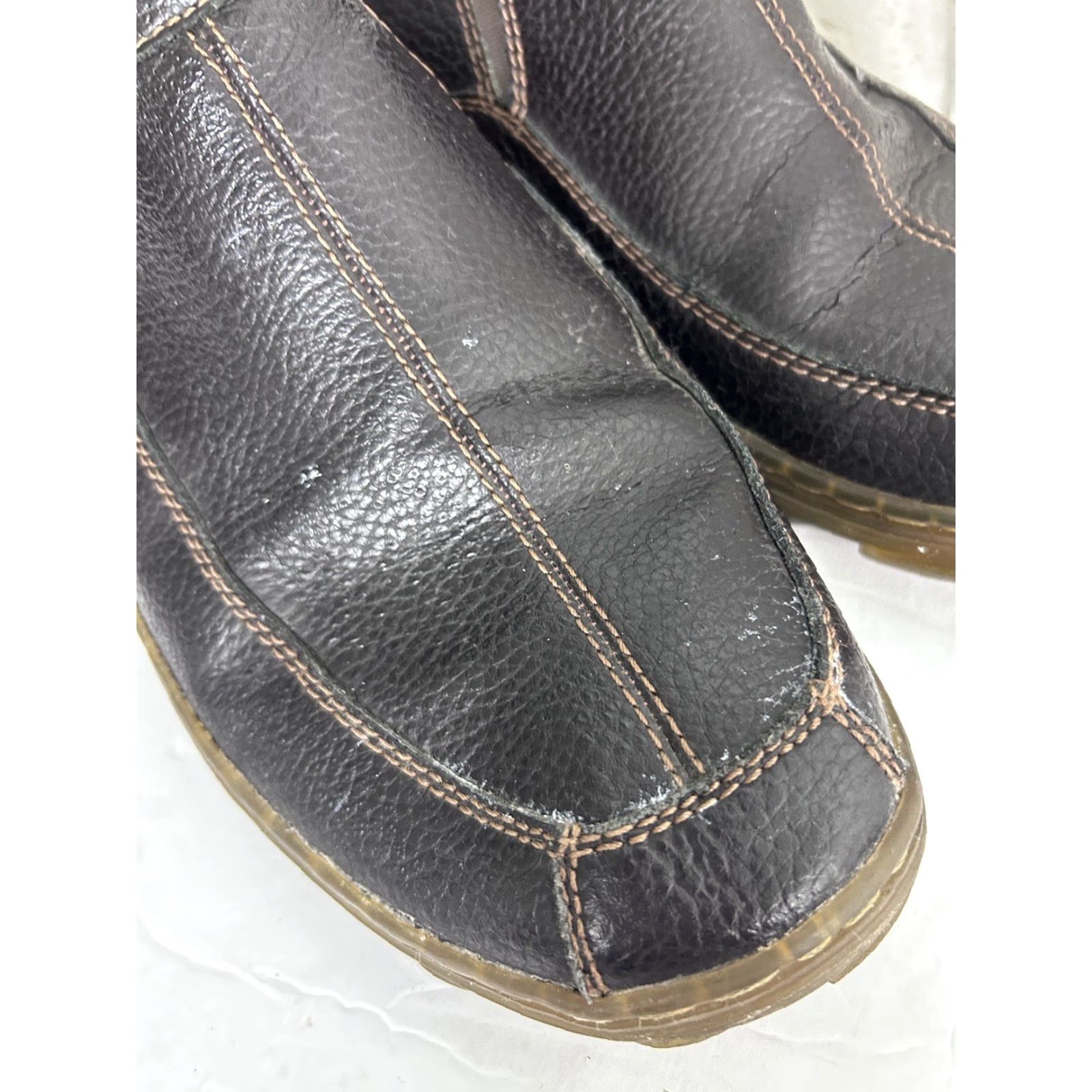 Dr. Martens DR MARTENS Carlton Brown 11 M Men Gore Leather Slip-On Loafers Size US 11 / EU 44 - 3 Thumbnail