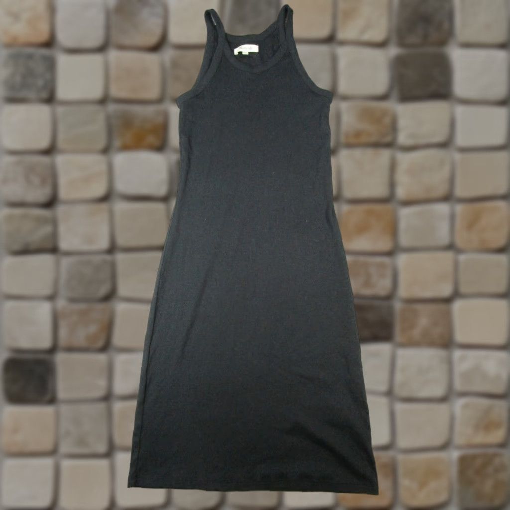 Madewell VINTAGE Madewell Dress Womens Small Black Cotton Knit Sleeveless Casual Summer 90s Women Size S / US 4 / IT 40 - 1 Thumbnail