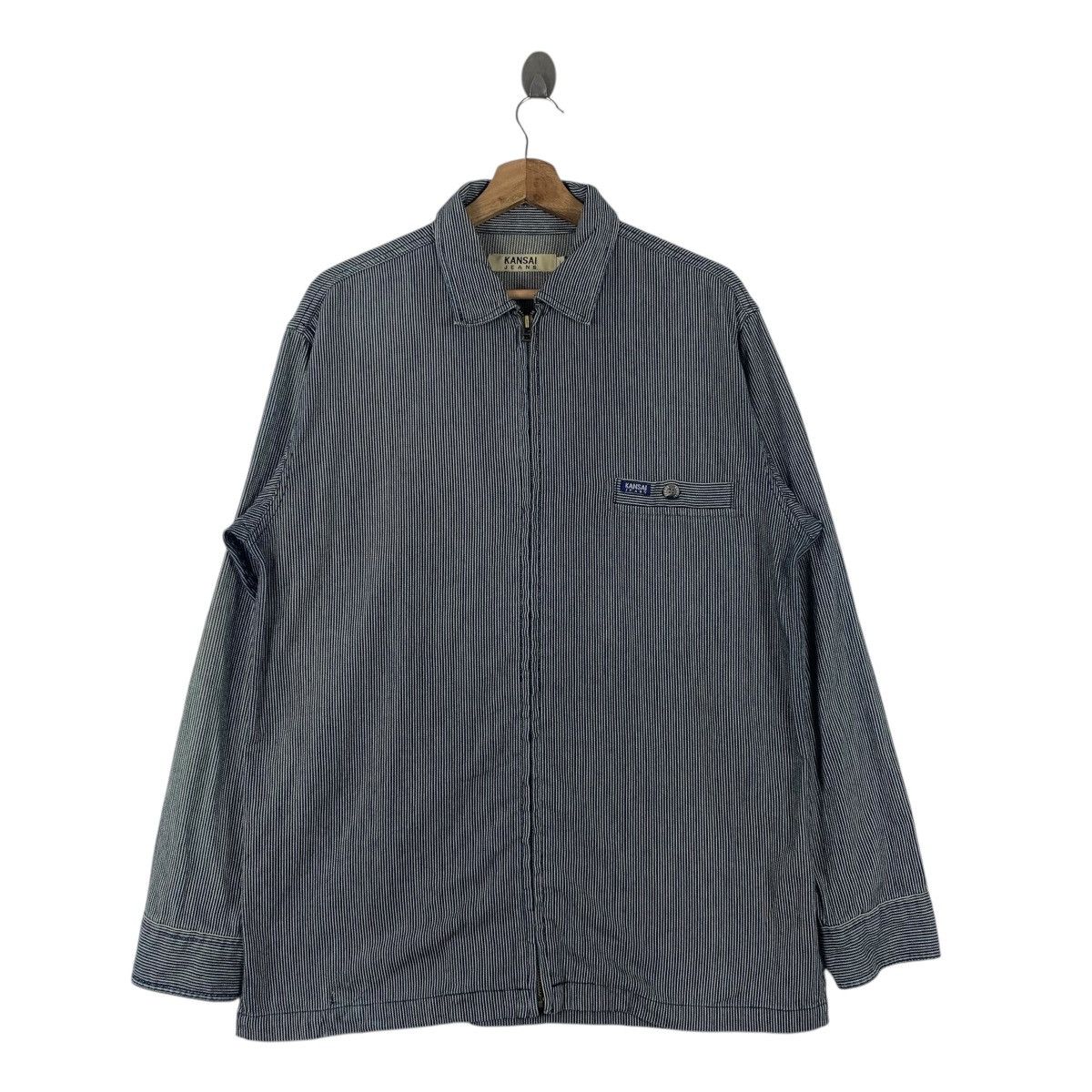 Kansai Yamamoto KANSAI YAMAMOTO Kansai Jeans Japanese Brand Sweater Jacket Size US L / EU 52-54 / 3 - 1 Thumbnail