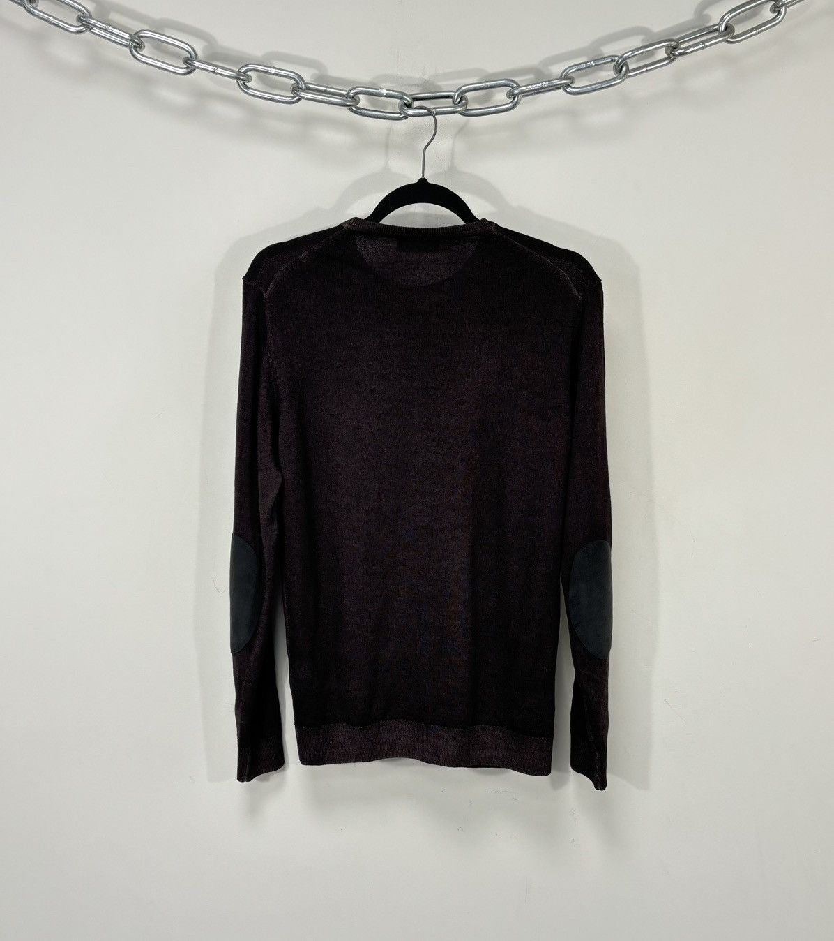 Daniele Fiesoli Daniele Fiesoli Men’s Burgundy Brown Luxury Wool Sweater Size US M / EU 48-50 / 2 - 13 Thumbnail