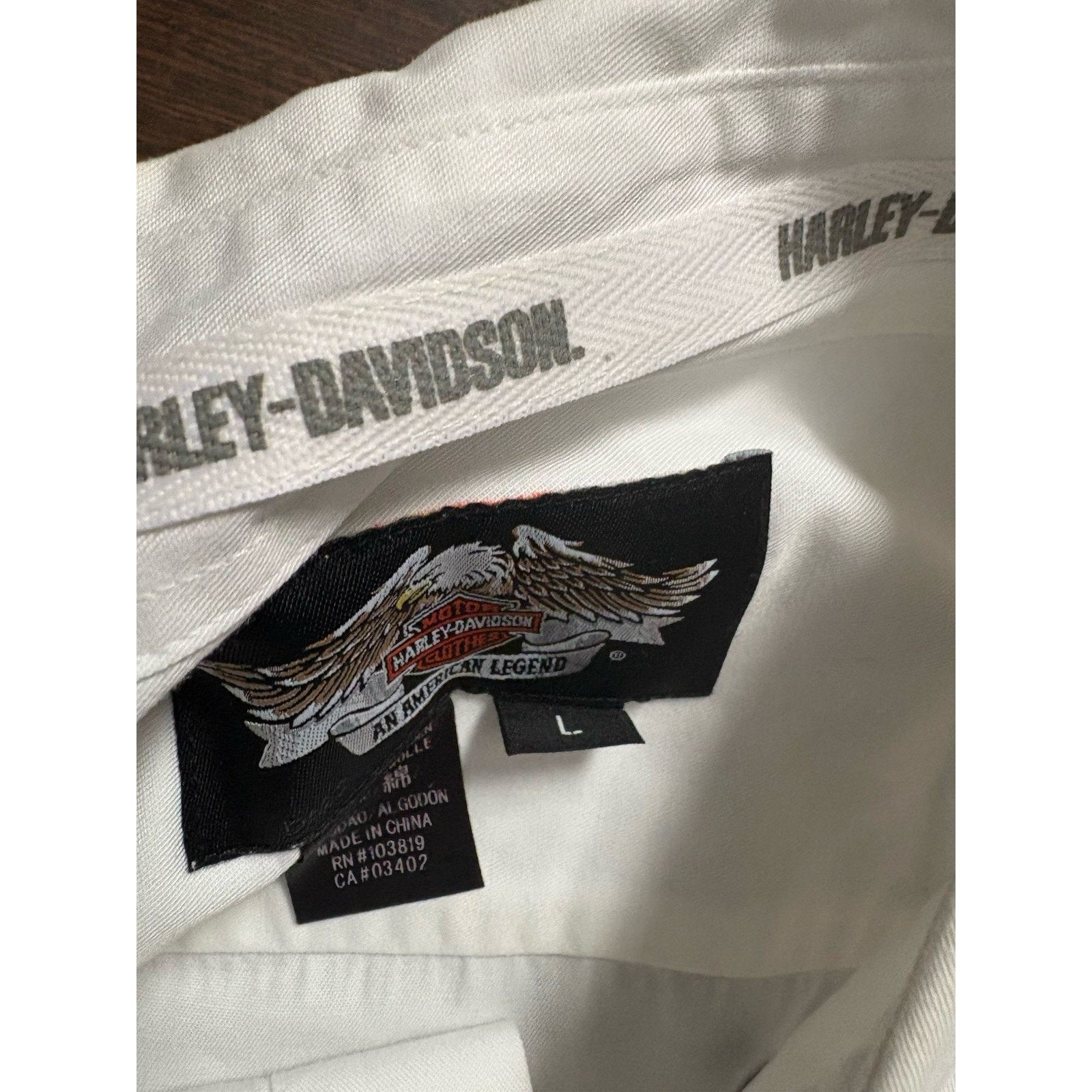 Harley Davidson Harley Shirt 90s Y2k Davidson Biker Chopper Button Up Tee L Size US L / EU 52-54 / 3 - 10 Thumbnail