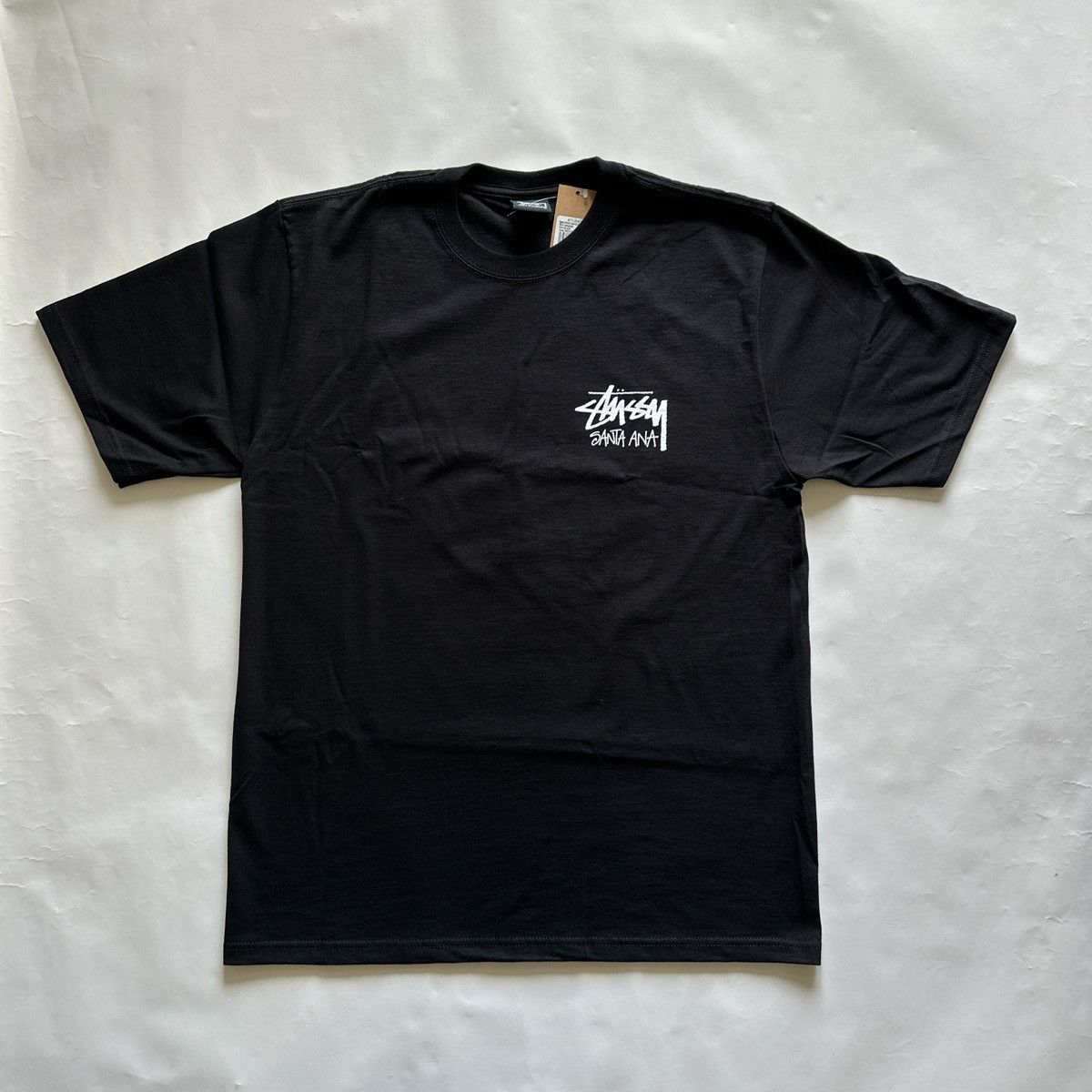【STUSSY】LAURA TEE◆ Garment Dyed SS Tee – Faded Black | Tees | Stüssy