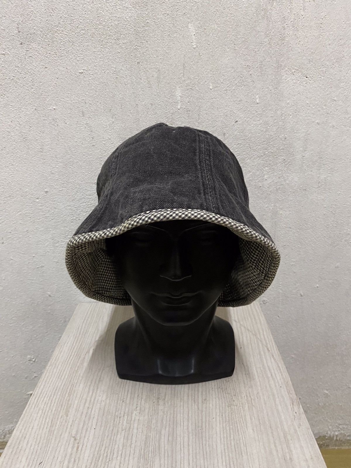 Japanese Brand Japanese Brand Plain Bucket Hat Size ONE SIZE - 2 Thumbnail
