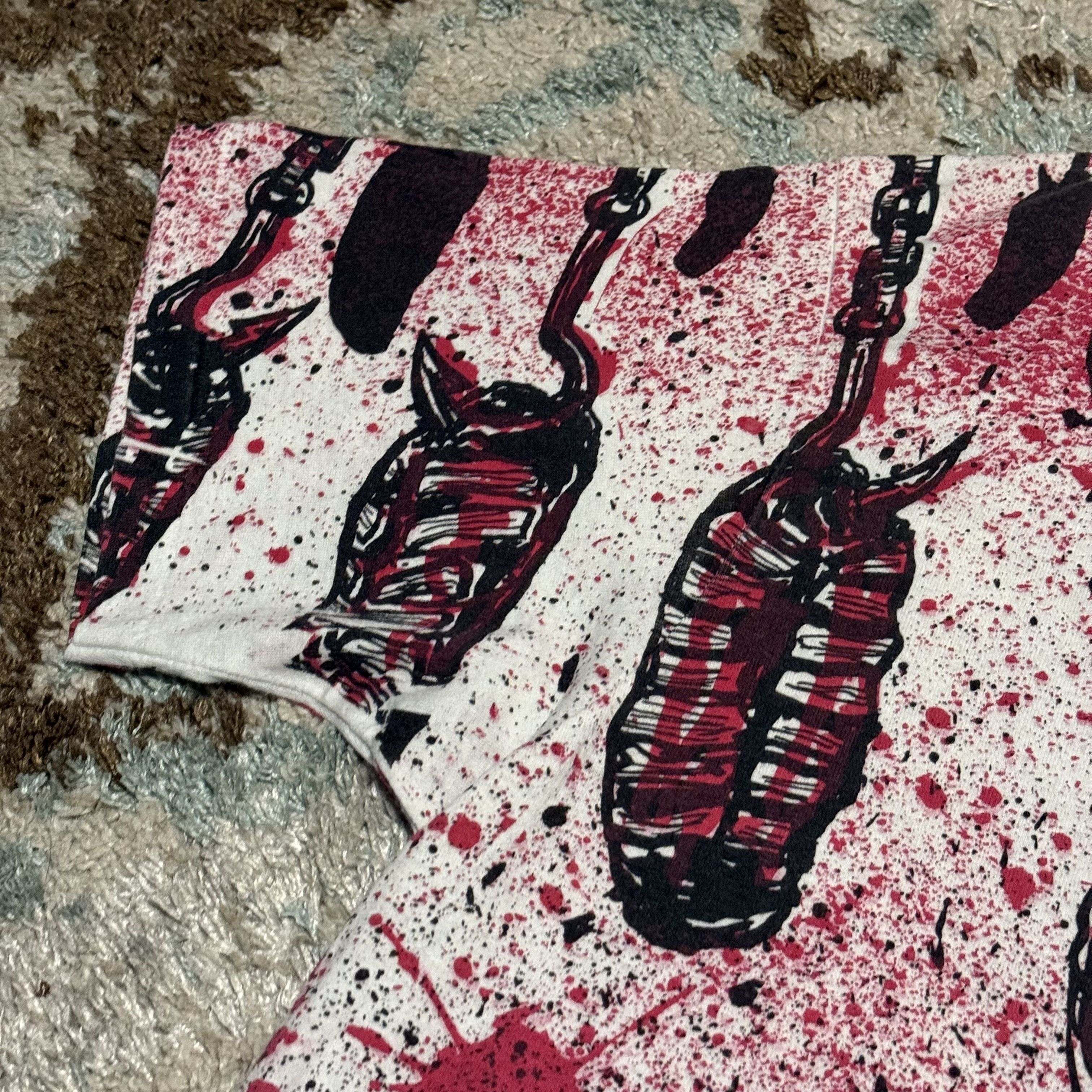 Liquid Blue × Vintage Vintage 90s Morbid Rags Butcher Shirt AOP Size XL Blood Size US XL / EU 56 / 4 - 5 Thumbnail