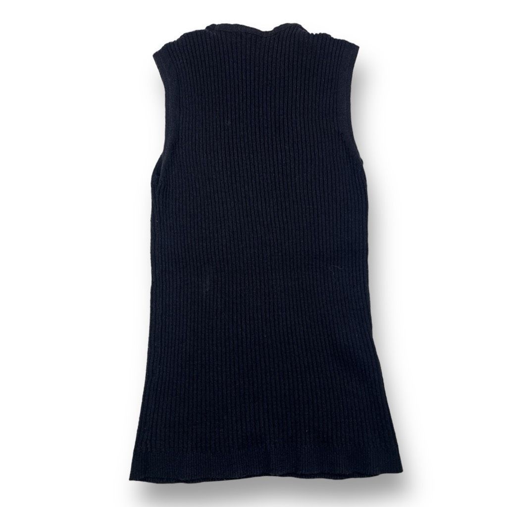 Daniele Alessandrini Daniele Alessandrini Knit Sleevless Navy Blue Top Size Small Size S / US 4 / IT 40 - 3 Thumbnail