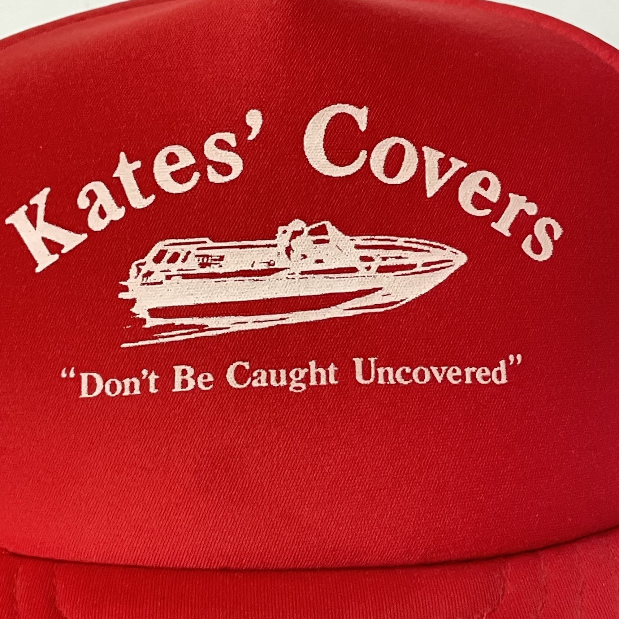Other NOS New Vtg KATES COVERS Don't Be Caught Uncovered Cap Size ONE SIZE - 6 Thumbnail