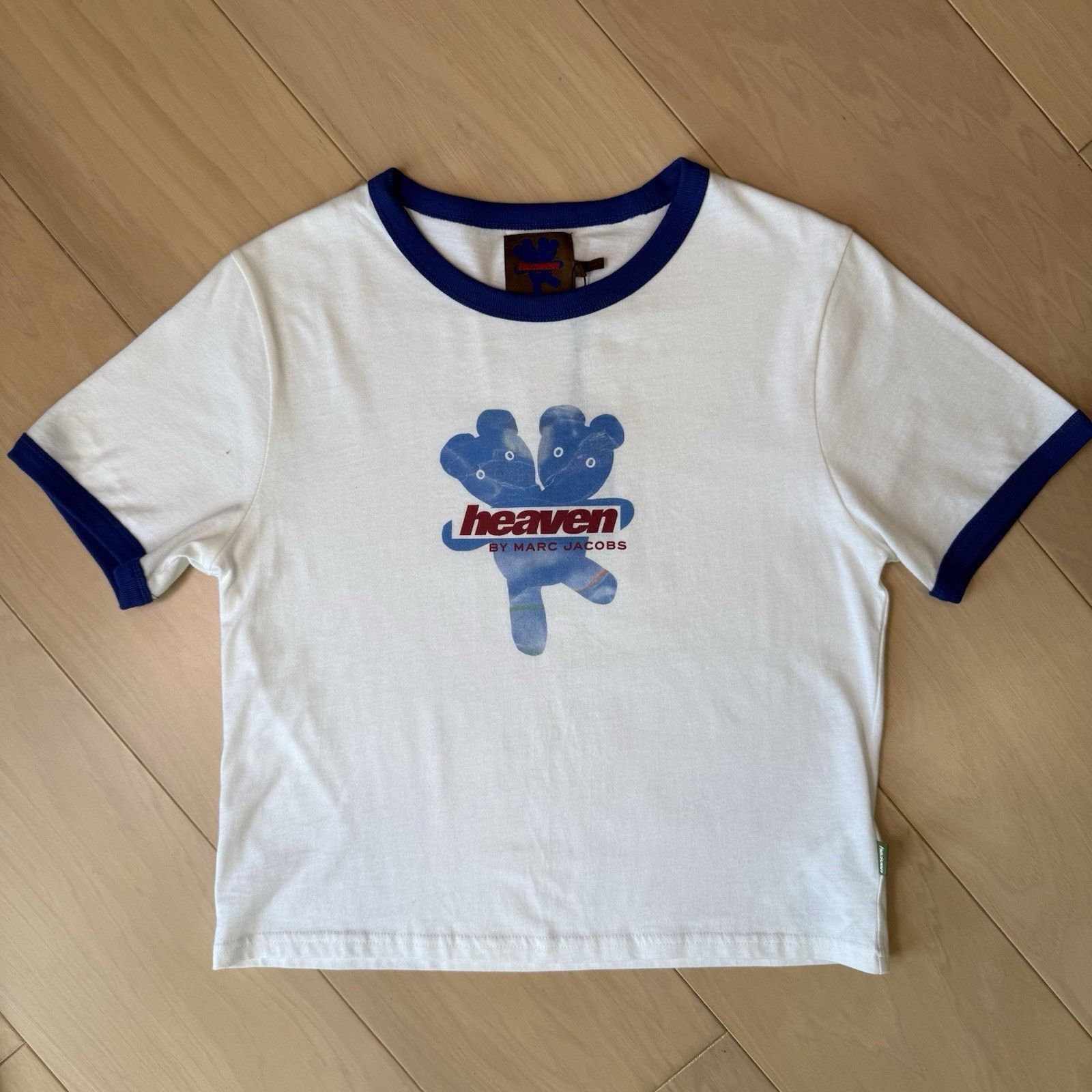 Marc Jacobs Marc Jacobs Heaven Shirt Women's Large White Ringer NWT Baby Size L / US 10 / IT 46 - 3 Thumbnail
