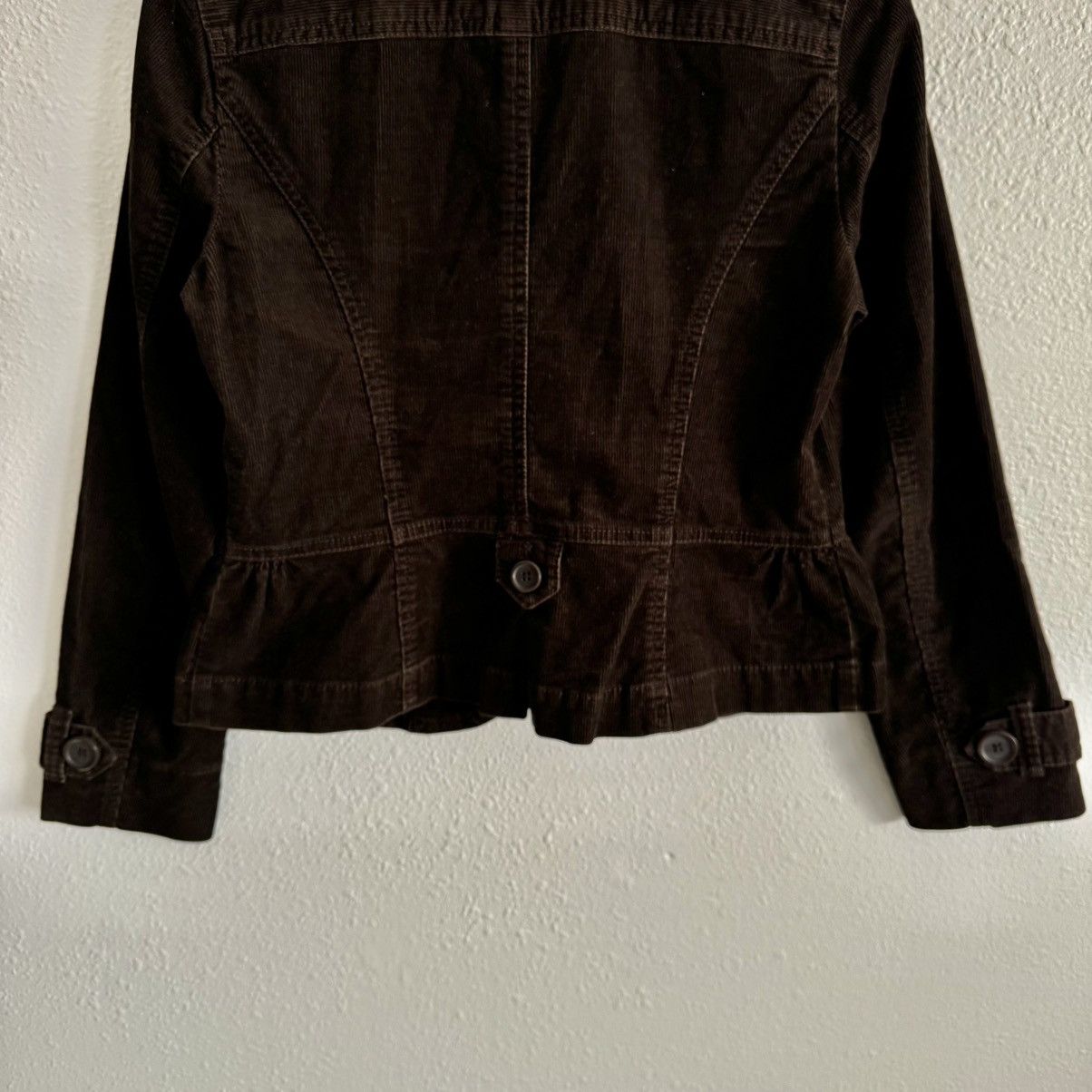 Loft LOFT Vintage Y2K 2000’s Dark Brown Corduroy Blazer Jacket Size M / US 6-8 / IT 42-44 - 8 Thumbnail