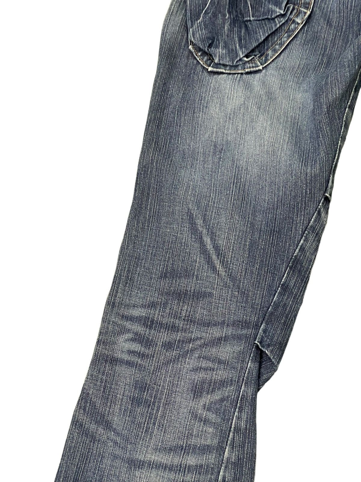 Japanese Brand Flare Jeans Edwin Cargo Faded Distress Boot Cut 8🟦8 Size US 32 / EU 48 - 16 Thumbnail