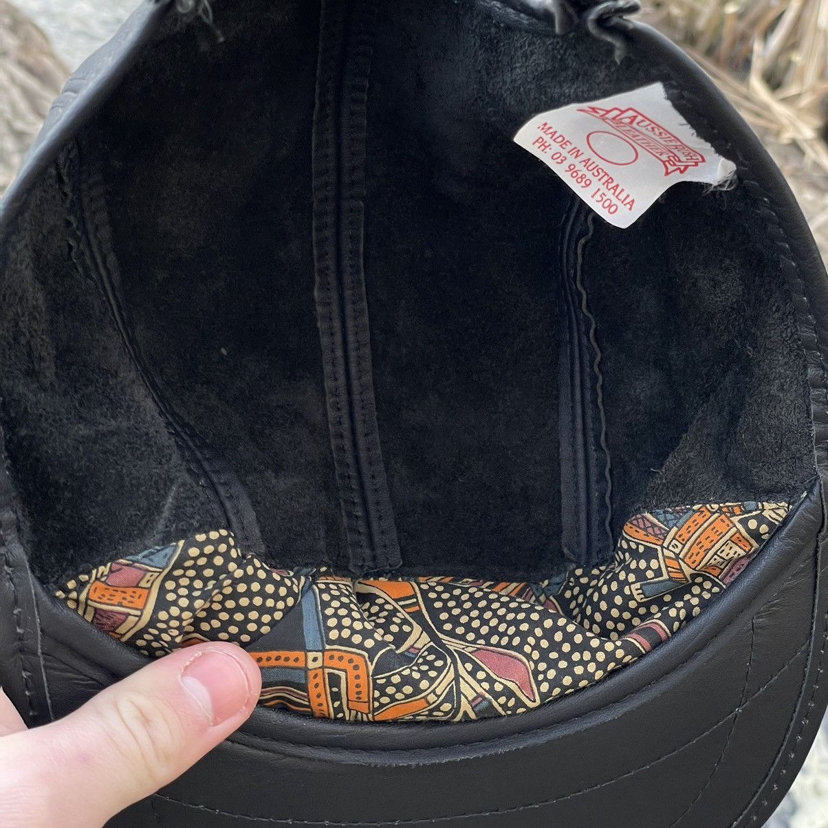 Vintage Vintage Five Panel Cap Leather Aussie Bush Y2K 90s USA Size ONE SIZE - 8 Thumbnail