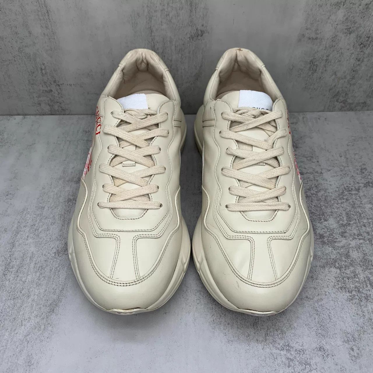Gucci Gucci Red Record Dad Sneaker 43.5 95 New JZ1098 Size US 10.5 / EU 43-44 - 4 Thumbnail