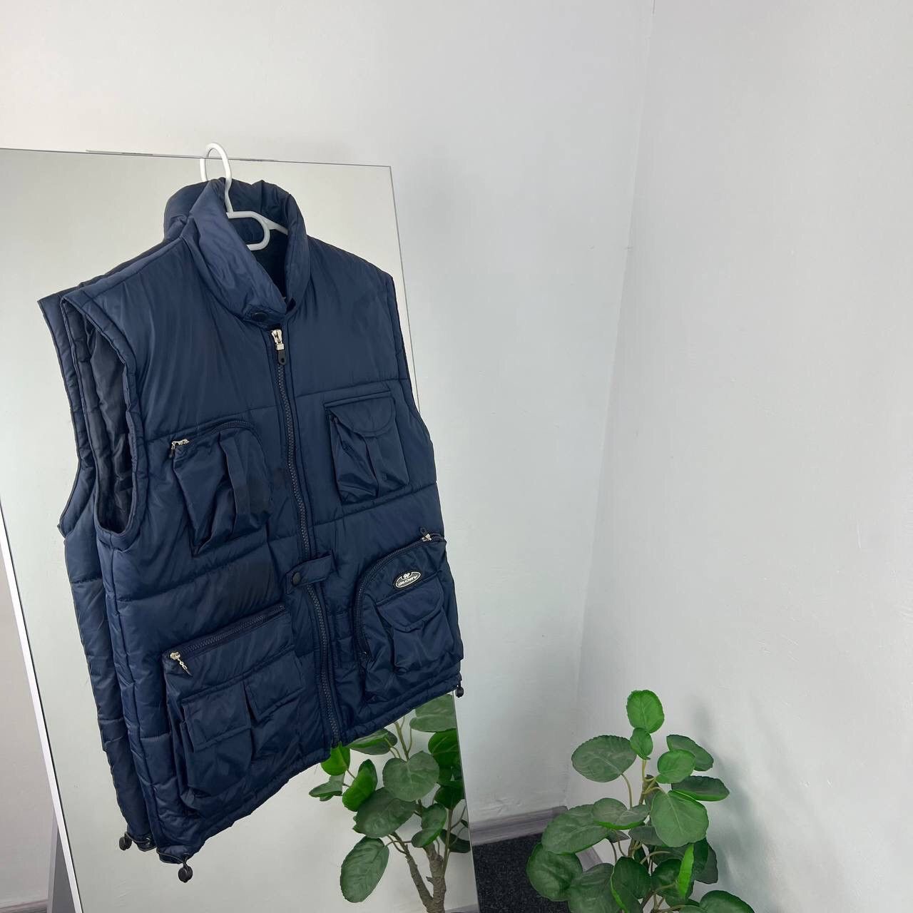 Japanese Brand Vest Multi Pockets Vintage Y2k Style Baggy Fit Size US L / EU 52-54 / 3 - 1 Thumbnail