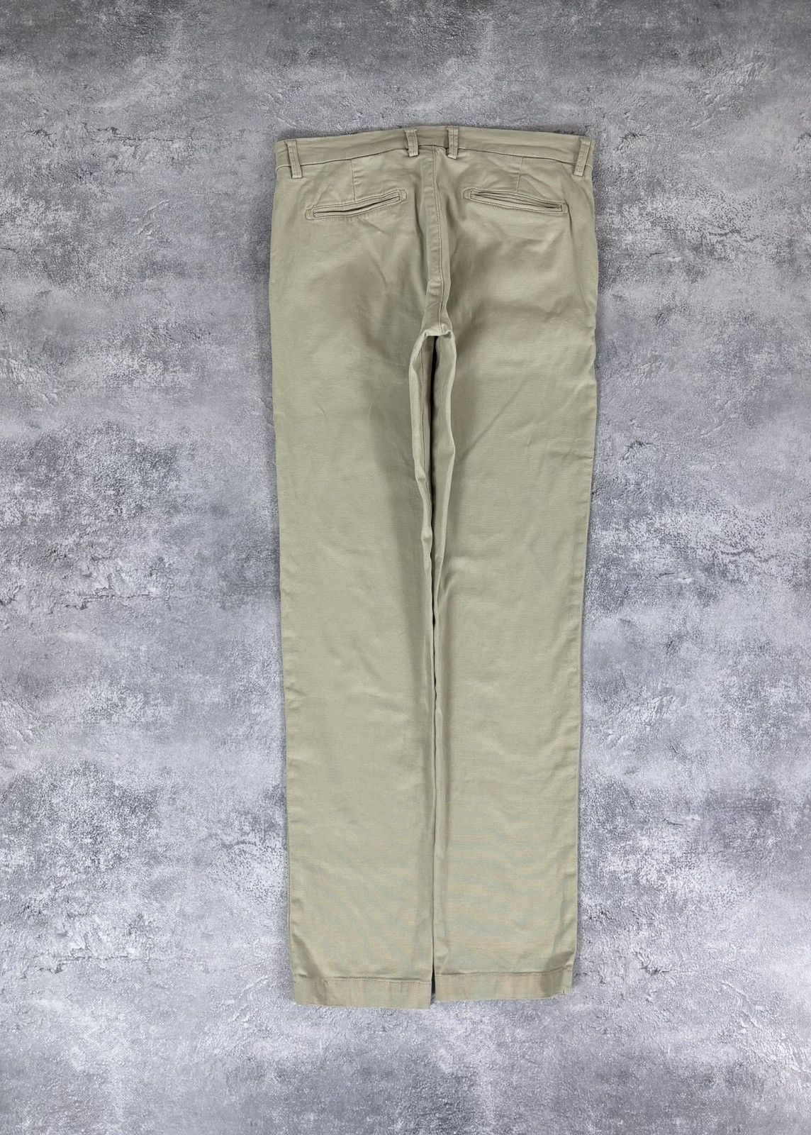 Boggi Boggi Milano Men’s Beige Chino Pants Trousers Cotton Blend Size US 32 / EU 48 - 2 Thumbnail