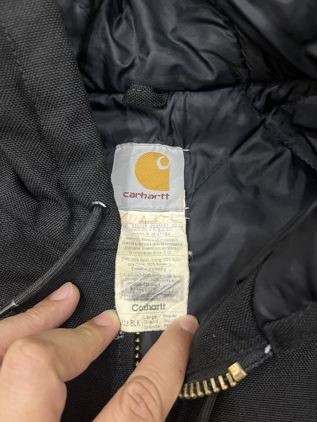 Carhartt Carhartt Workwear J133 Black Jacket Size US L / EU 52-54 / 3 - 6 Thumbnail
