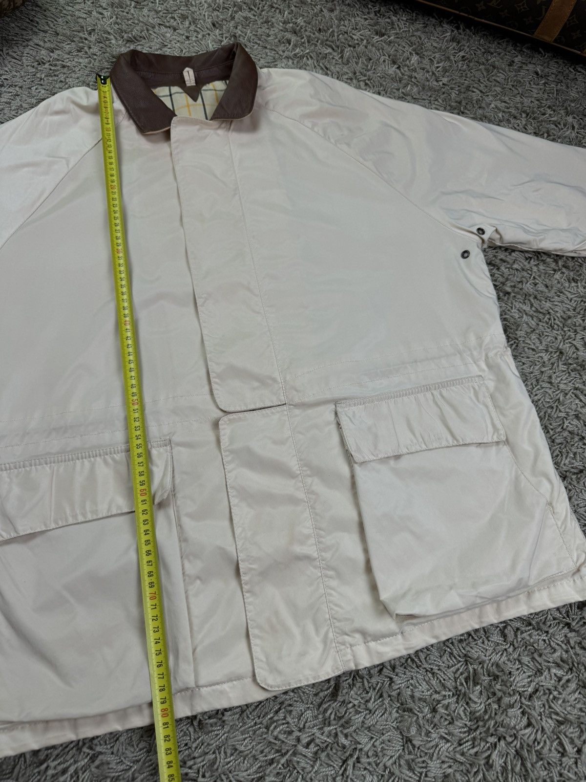 Loro Piana Vintage leather/nylon jacket Loro Piana Horsey original item Size US L / EU 52-54 / 3 - 8 Thumbnail