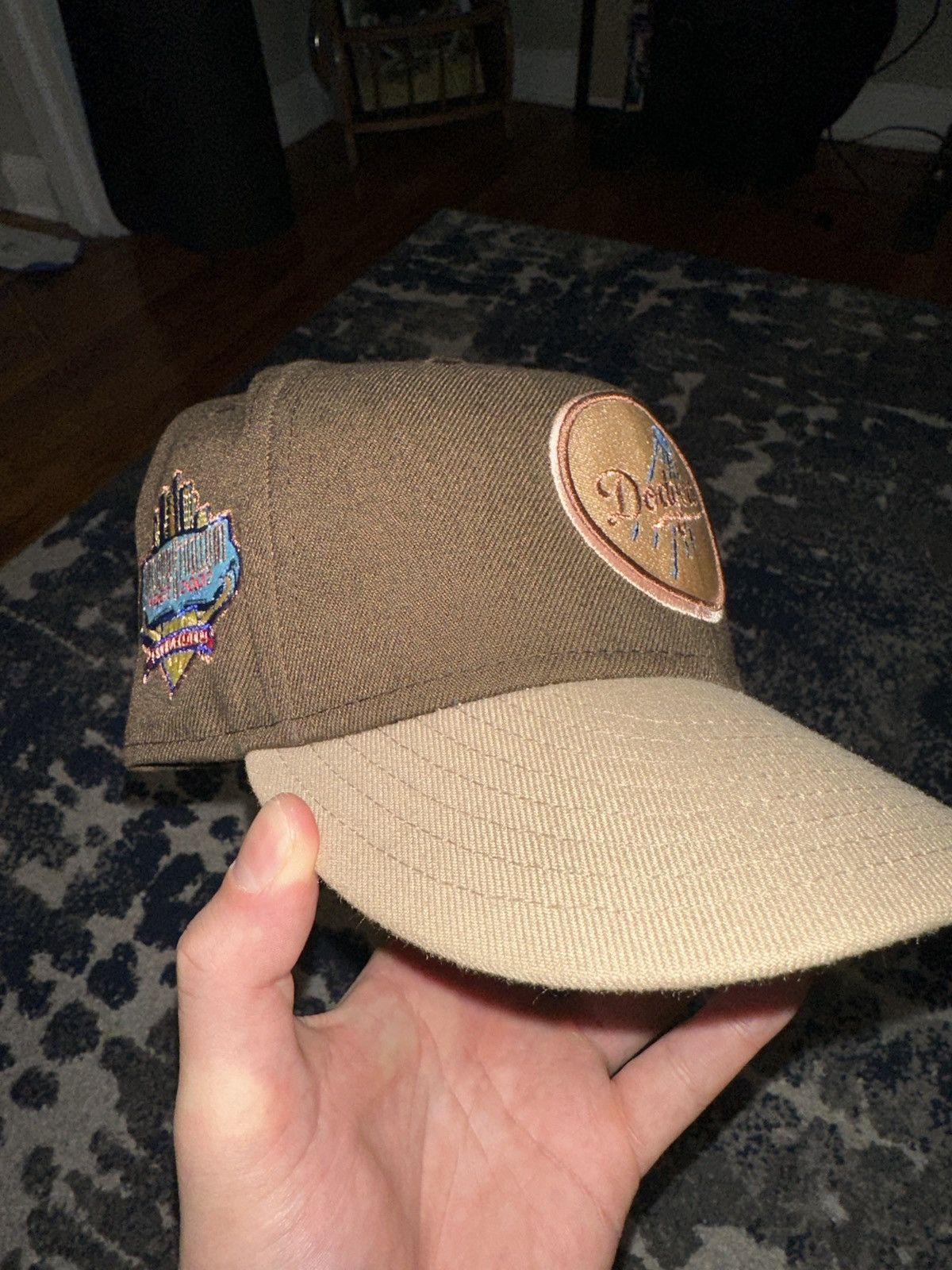 image of 7 3/8 Myfitteds La Dodgers Dodger Stadium 40Th Anniversary in Brown, Men's