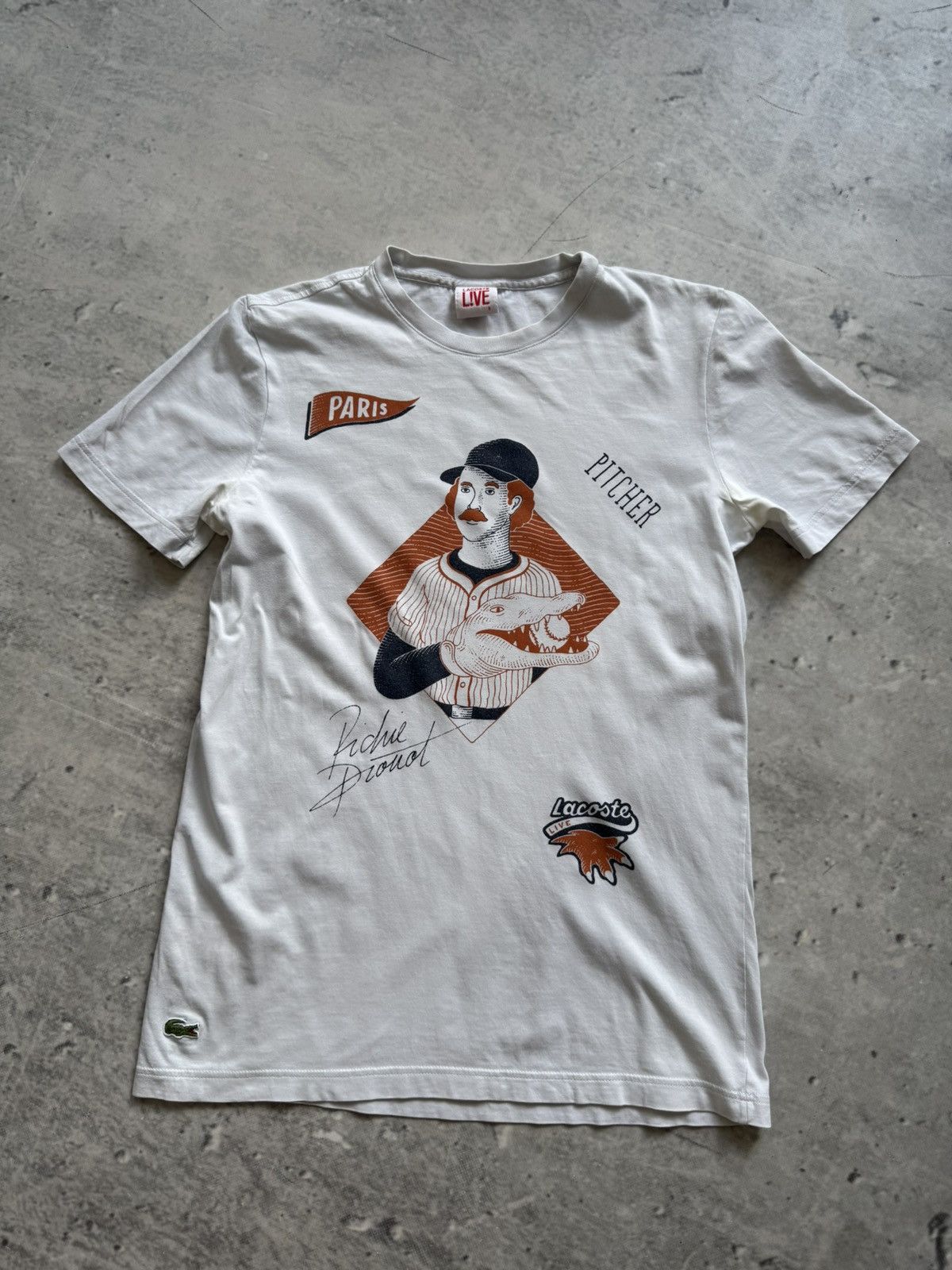 Lacoste Lacoste vintage baseball pitcher tee Size US M / EU 48-50 / 2 - 1 Thumbnail