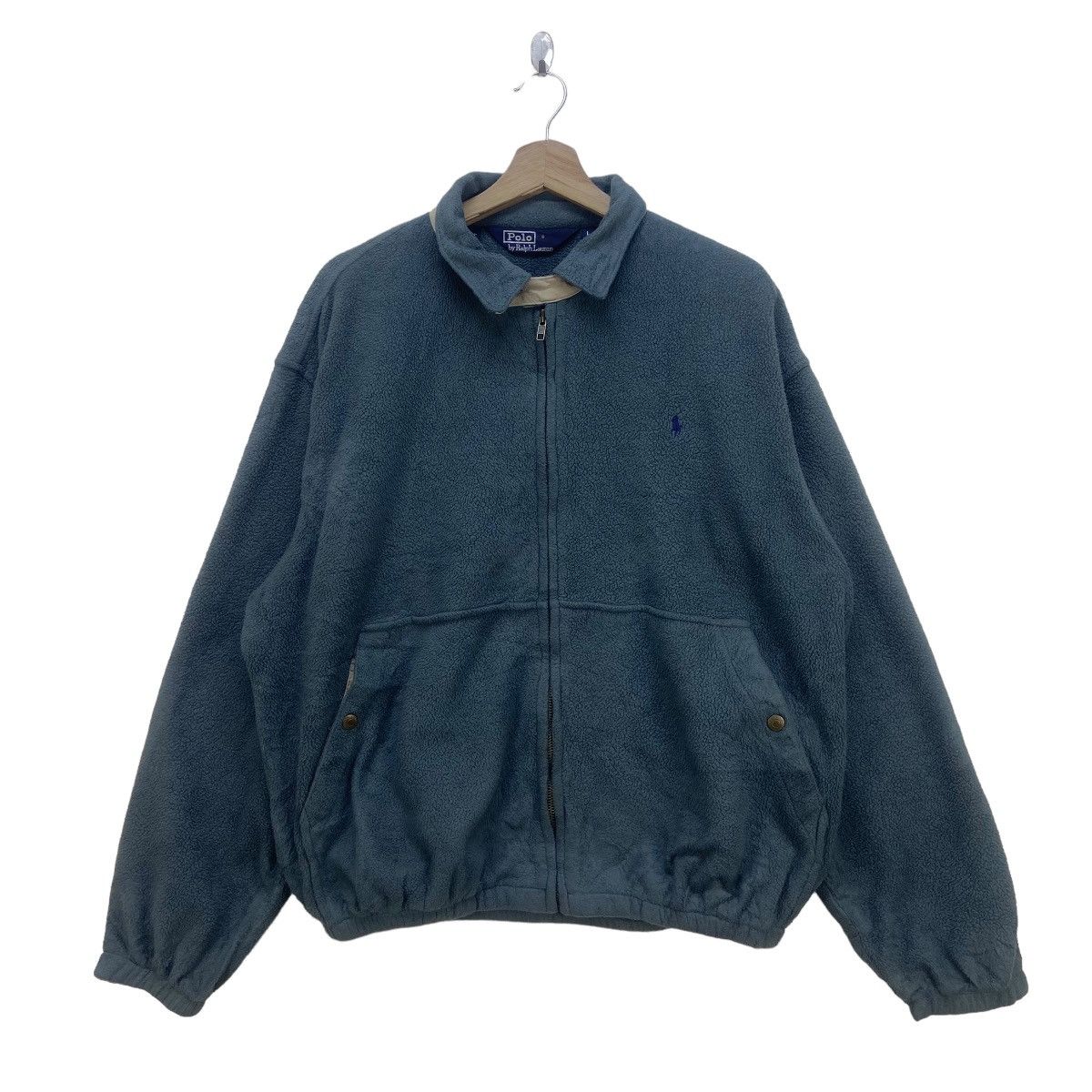 Polo Ralph Lauren Vintage Polo by Ralph Lauren YKK USA Fleece Jacket Size US L / EU 52-54 / 3 - 2 Thumbnail
