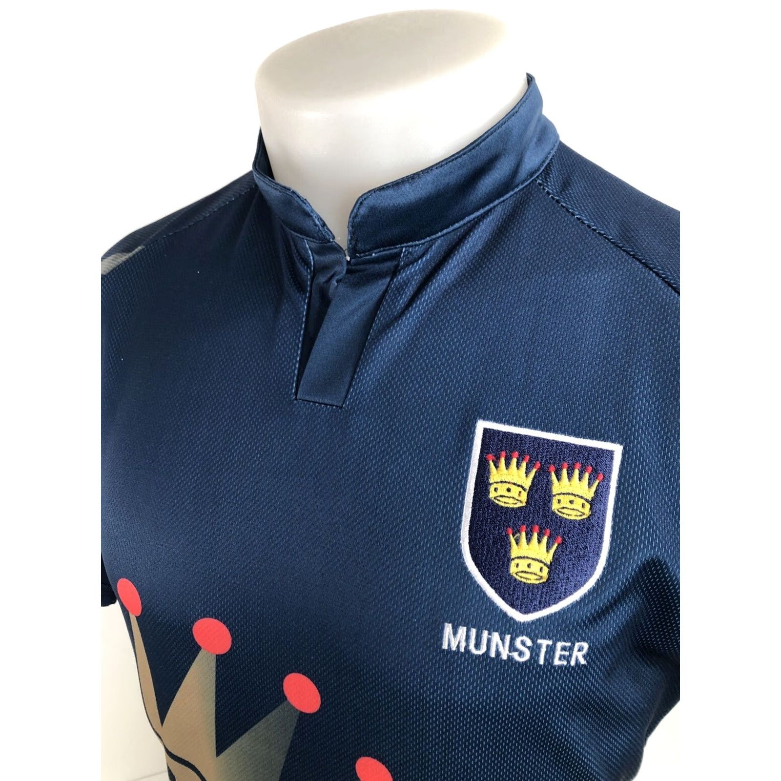 Olive MUNSTER Jersey LFR Live For Rugby NEW with TAGS Embroidered Sm. S Blue Mens Rugby Jersey Size US S / EU 44-46 / 1 - 3 Thumbnail