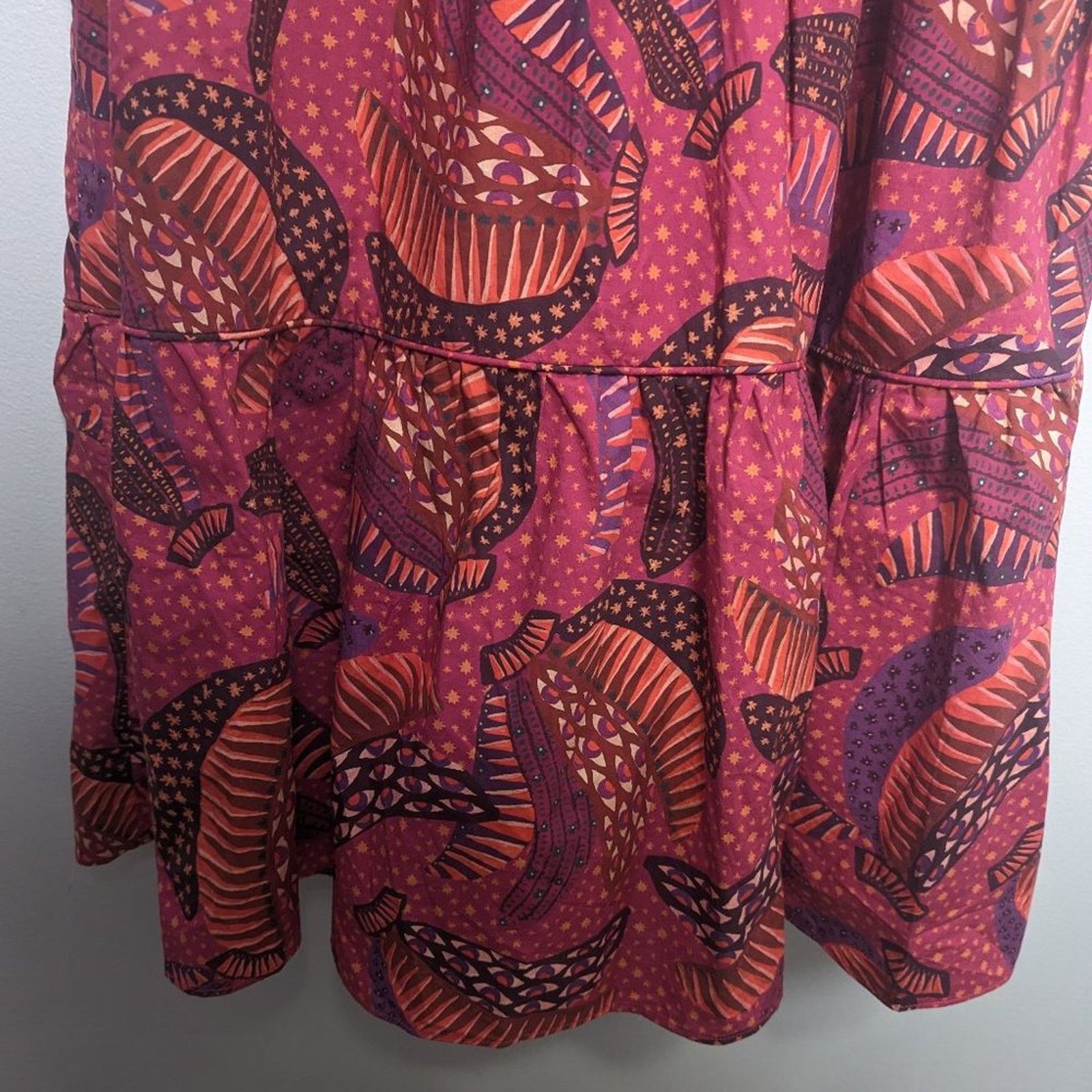 Farm Rio Farm Rio Pink Wild Banana Print Midi Dress New with Defect M Size M / US 6-8 / IT 42-44 - 9 Thumbnail