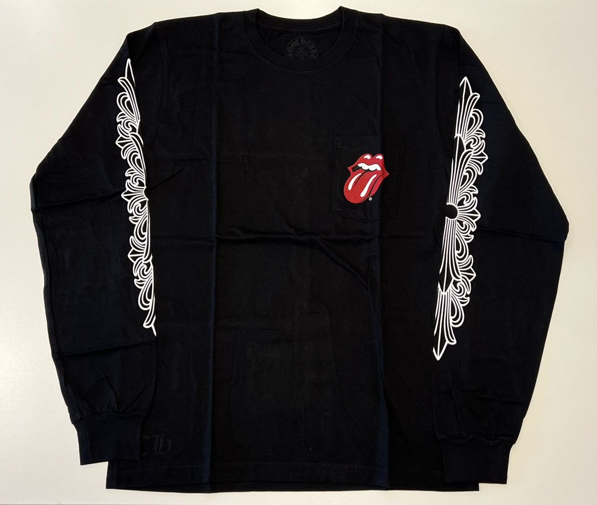 Chrome Hearts × The Rolling Stones Chrome Hearts x Rolling Stone Long Sleeves Tee Size US L / EU 52-54 / 3 - 2 Thumbnail