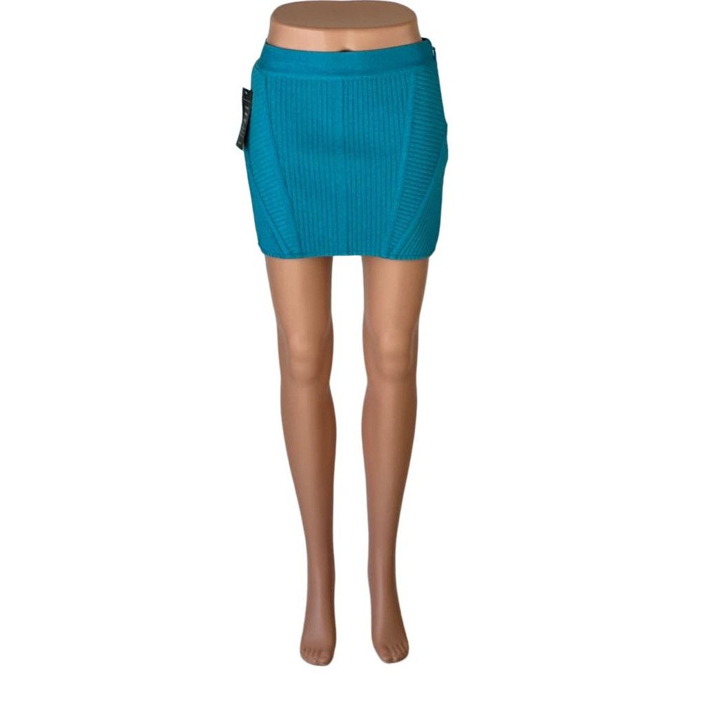 image of Retrofete Taressa Skirt In Aqua Blue, Women's (Size 28)