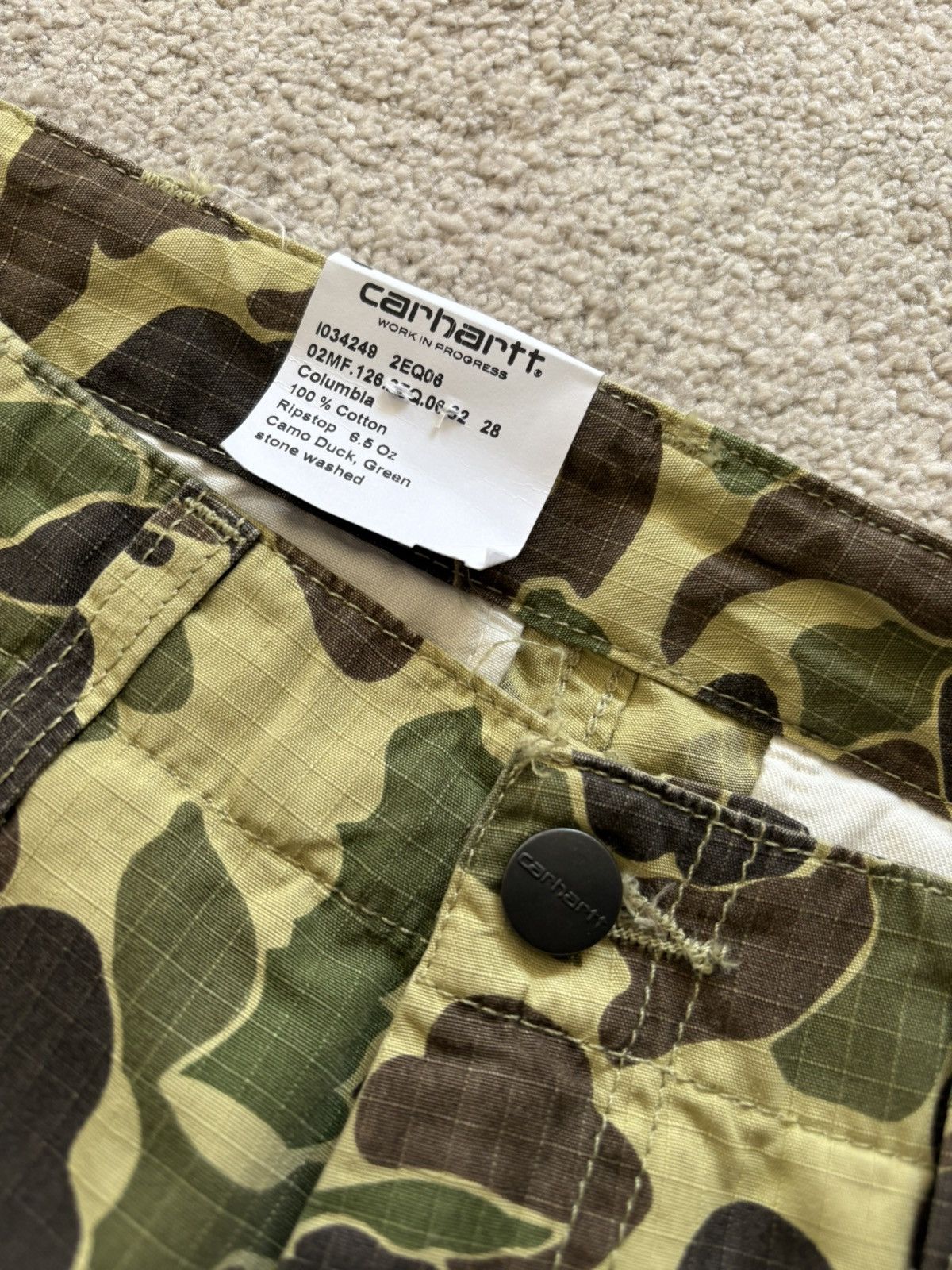 Carhartt Wip Carhartt WIP Duck Cargo Pant – Camo / W28 L32 Size US 28 / EU 44 - 2 Thumbnail