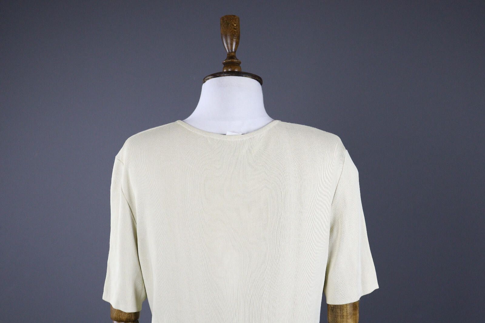 Designer Ladies Max Mara Casual Classic Knit Shirt Sweater Size L Size L / US 10 / IT 46 - 7 Thumbnail