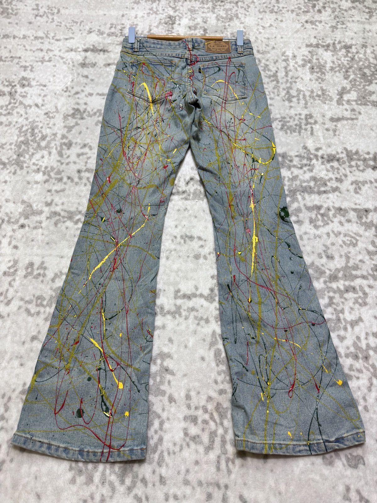 Hysteric Glamour Flare LA Jeans Paint Splash Junya Watanabe Style Bootcut Size US 26 / EU 42 - 2 Thumbnail