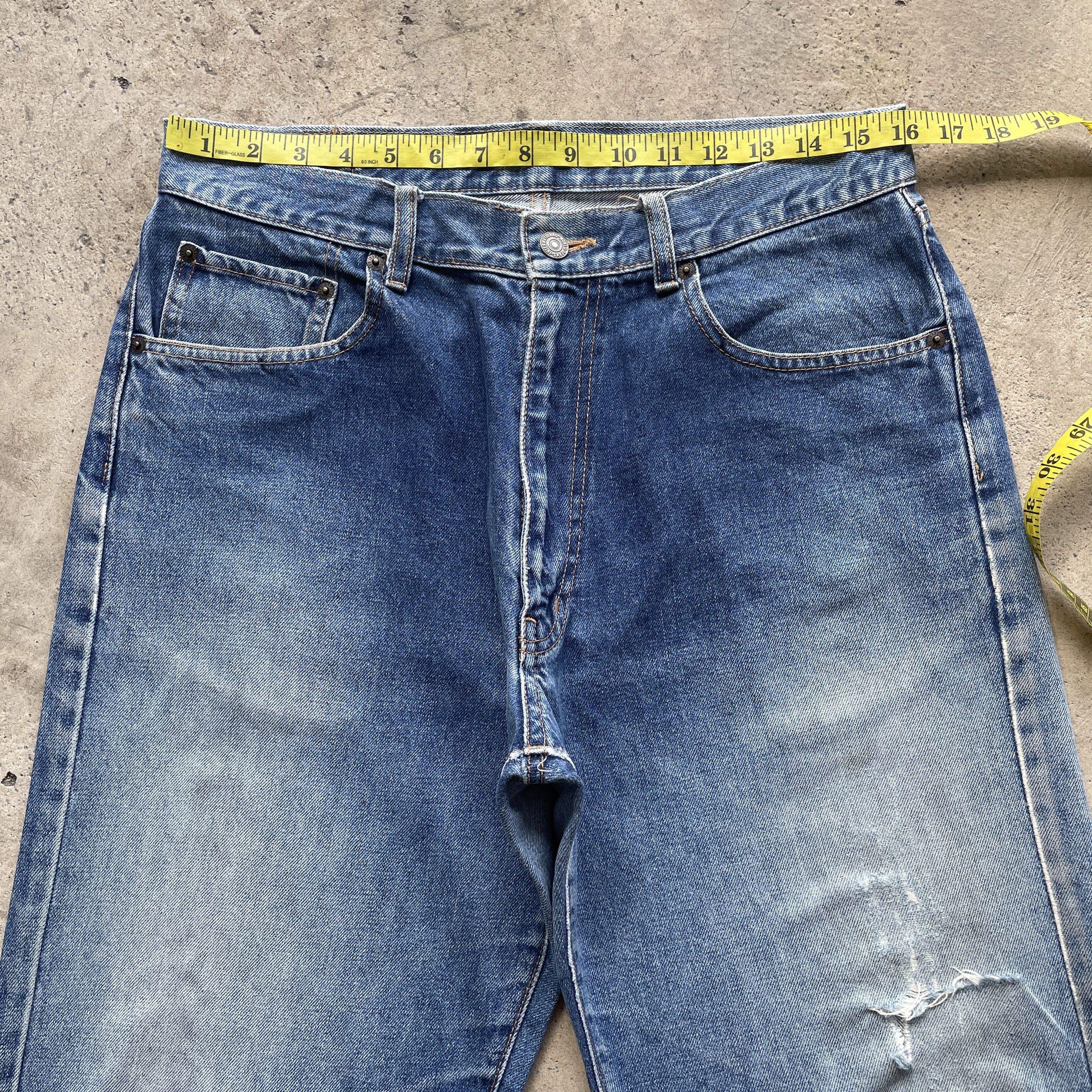 Japanese Brand W32 VINTAGE JAPANESE DISTRESSED JEANS FADED DENIM PANTS Size US 32 / EU 48 - 5 Thumbnail