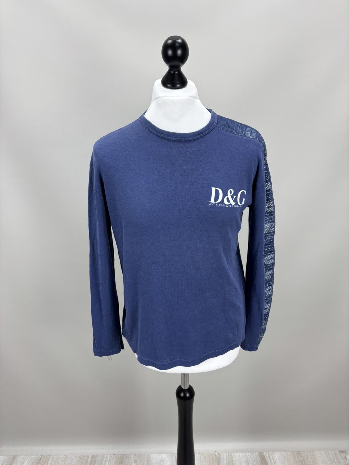 Dolce & Gabbana Mens long sleeve Y2k Dolce Gabbana Size S/M Color Blue Size US S / EU 44-46 / 1 - 1 Thumbnail