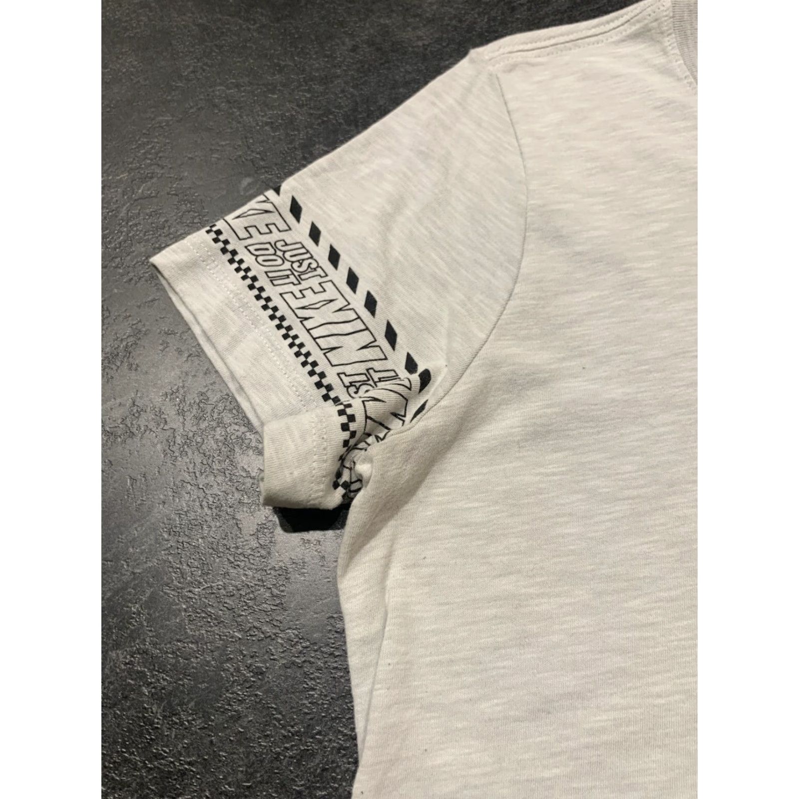 Nike Nike Dri-Fit Short Sleeve T-Shirt Women's Medium Gray Activewear Size M / US 6-8 / IT 42-44 - 4 Thumbnail