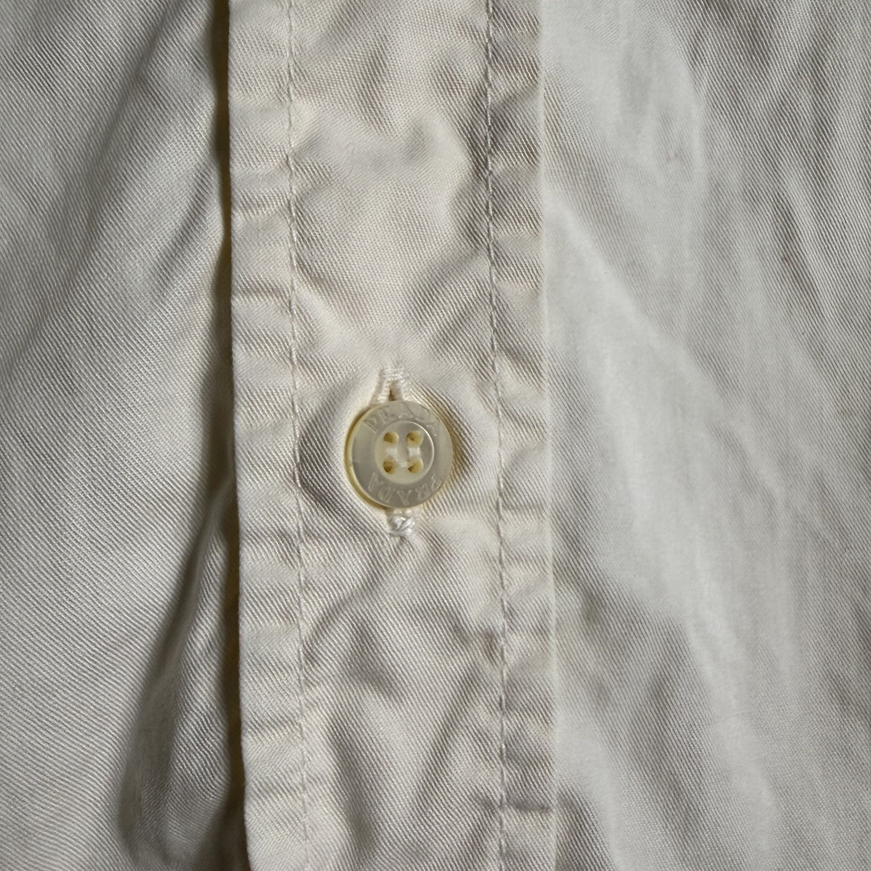 Prada 🔥RARE🔥Prada Luxury L/Sleeve Button Up Shirt Size US XS / EU 42 / 0 - 5 Thumbnail