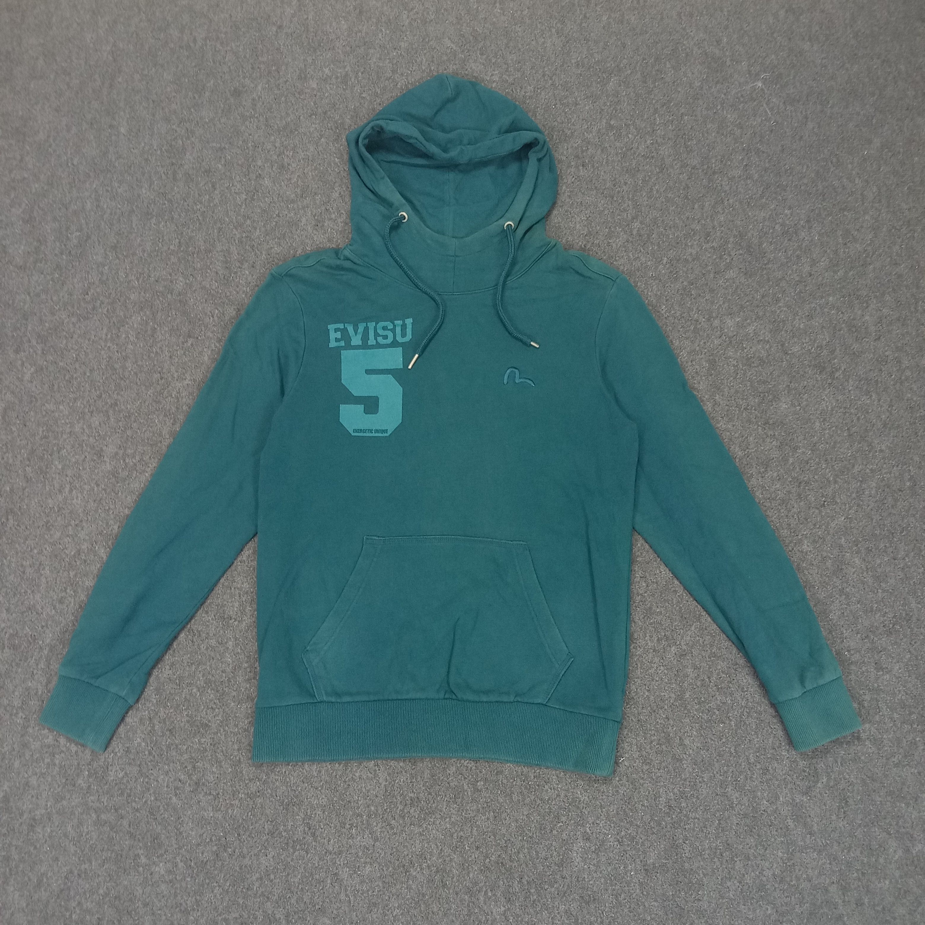 Japanese Brand × Vintage Evisu Jeans 2 Nice Design Sweatshirt With Hoodie Size US M / EU 48-50 / 2 - 3 Thumbnail