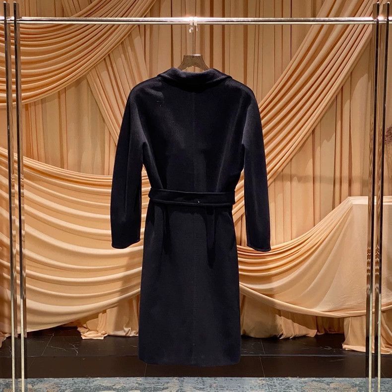 Other MaxMara 101801 Long Dark Blue Coat-2508 Size US XS / EU 42 / 0 - 3 Thumbnail