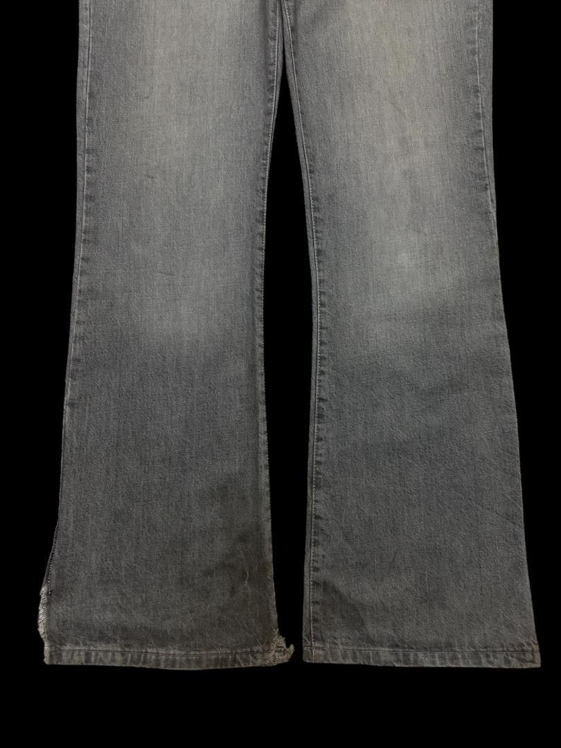 Japanese Brand FLARED 90s Style SPF Mudwash Insane Distressed Bootcut Jean Size US 36 / EU 52 - 8 Thumbnail