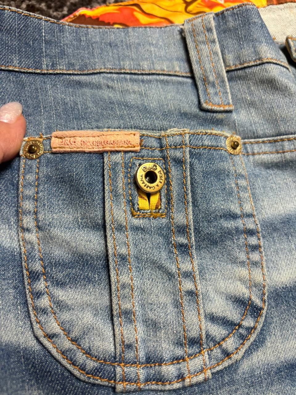 Dolce & Gabbana × Vintage Vintage Y2K Dolce & Gabbana Avantgarde Denim Pants Size 28" / US 6 / IT 42 - 4 Thumbnail