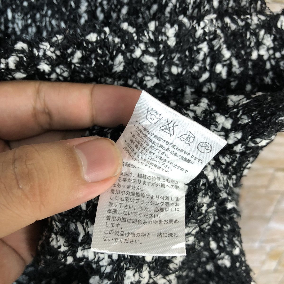 Homespun Knitwear × Japanese Brand Colza Black Knitwear #A681 Size M / US 6-8 / IT 42-44 - 13 Thumbnail