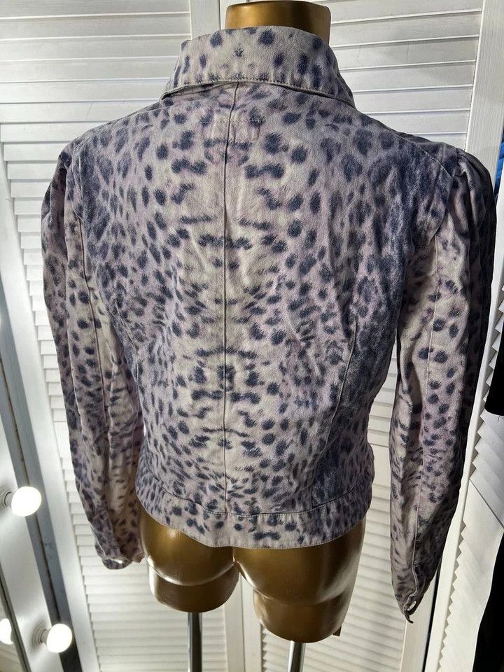 Roberto Cavalli Roberto Cavalli Just Cavalli Vintage Denim Jacket Leopard Size M / US 6-8 / IT 42-44 - 6 Thumbnail